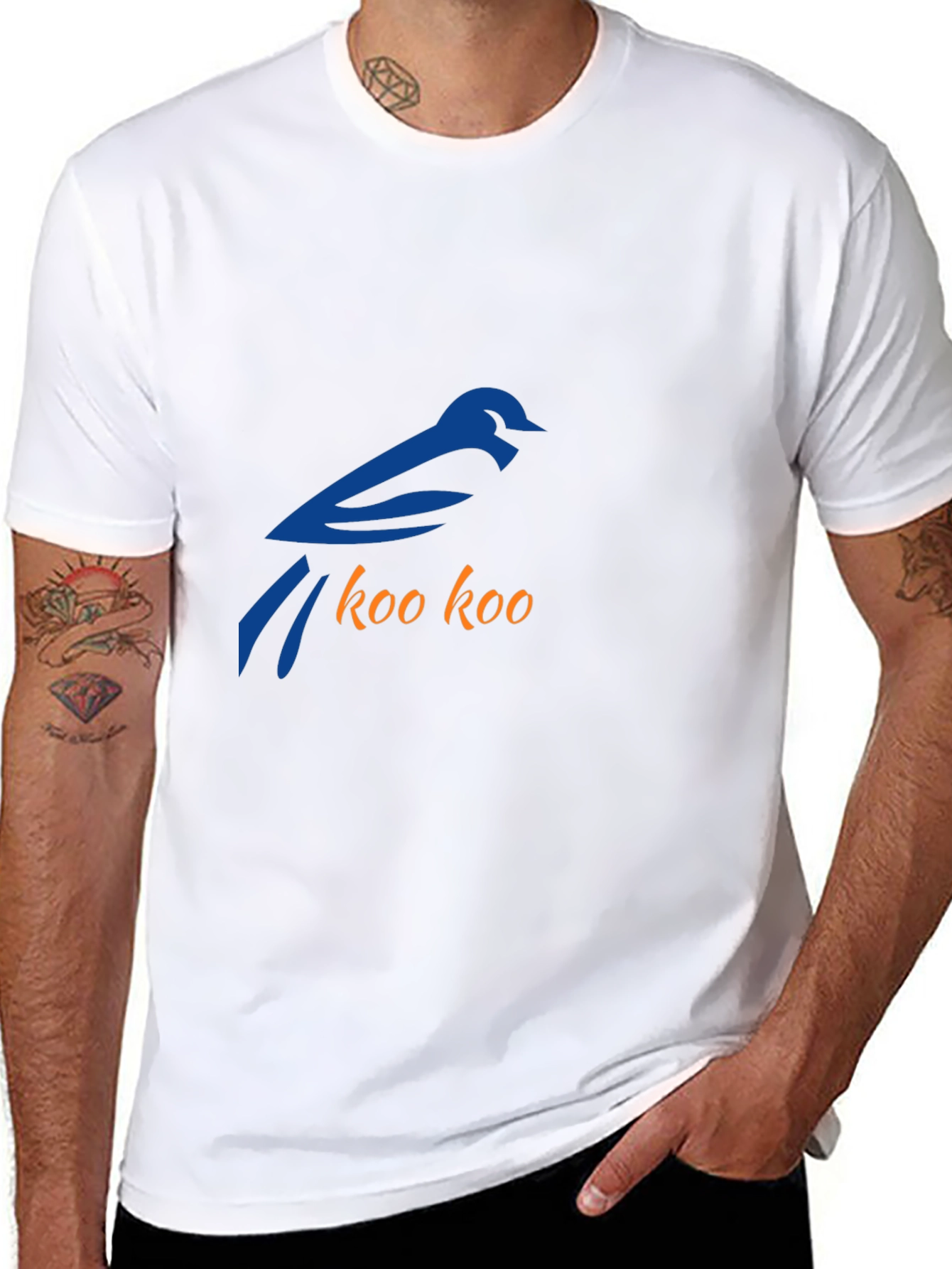 Bluebird koo koo Graphic Black T-Shirt