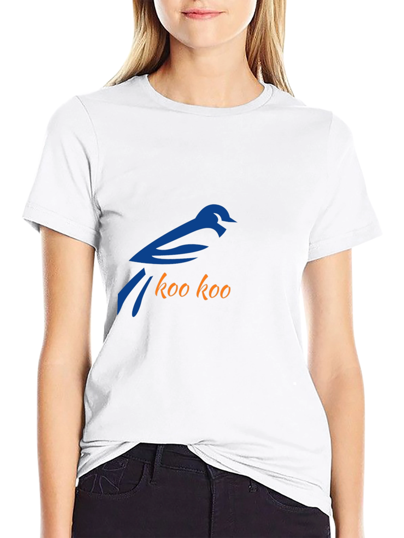 Bluebird koo koo Graphic Black T-Shirt