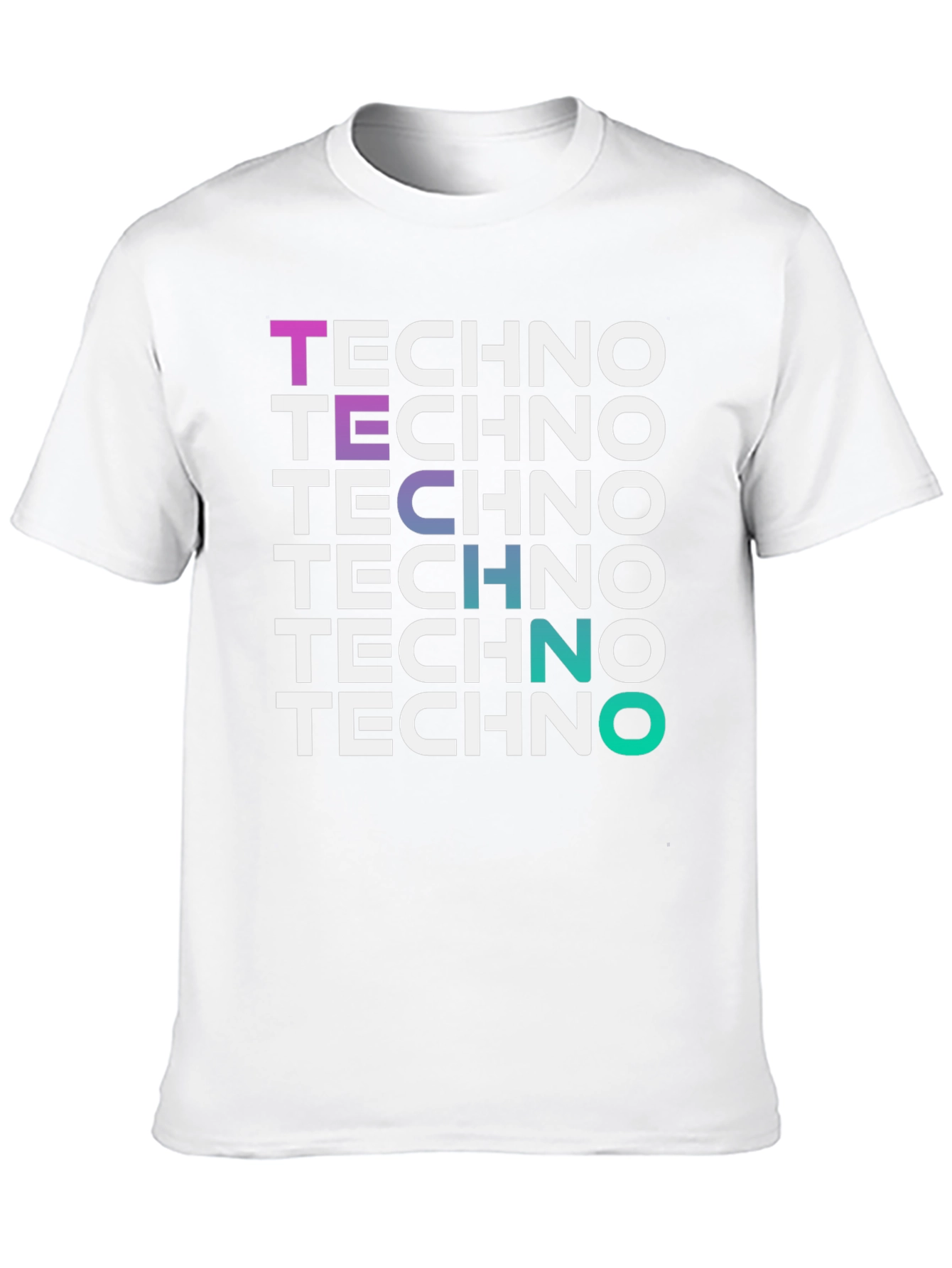 Techno Music Graphic Tee Shirt