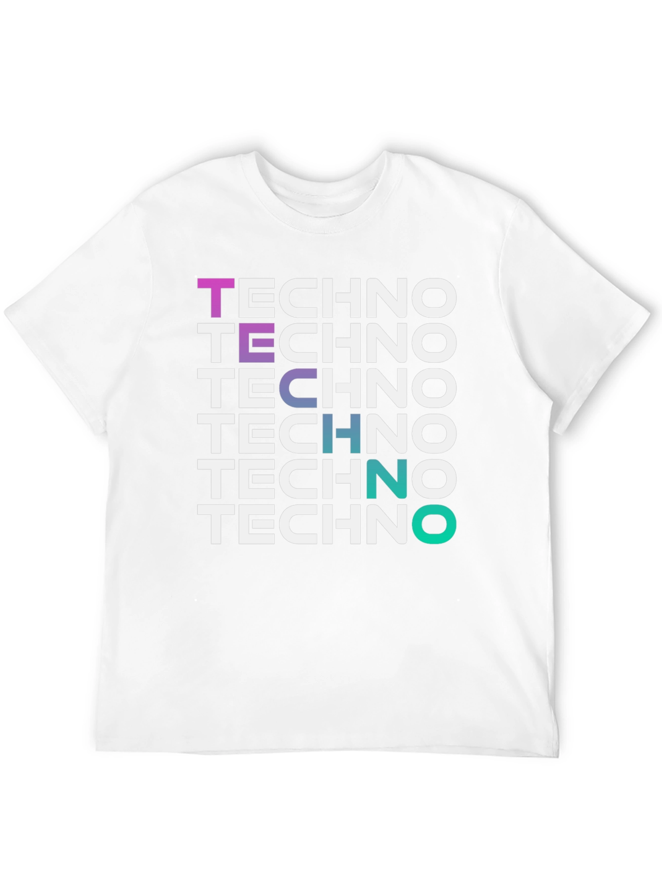 Techno Music Graphic Tee Shirt