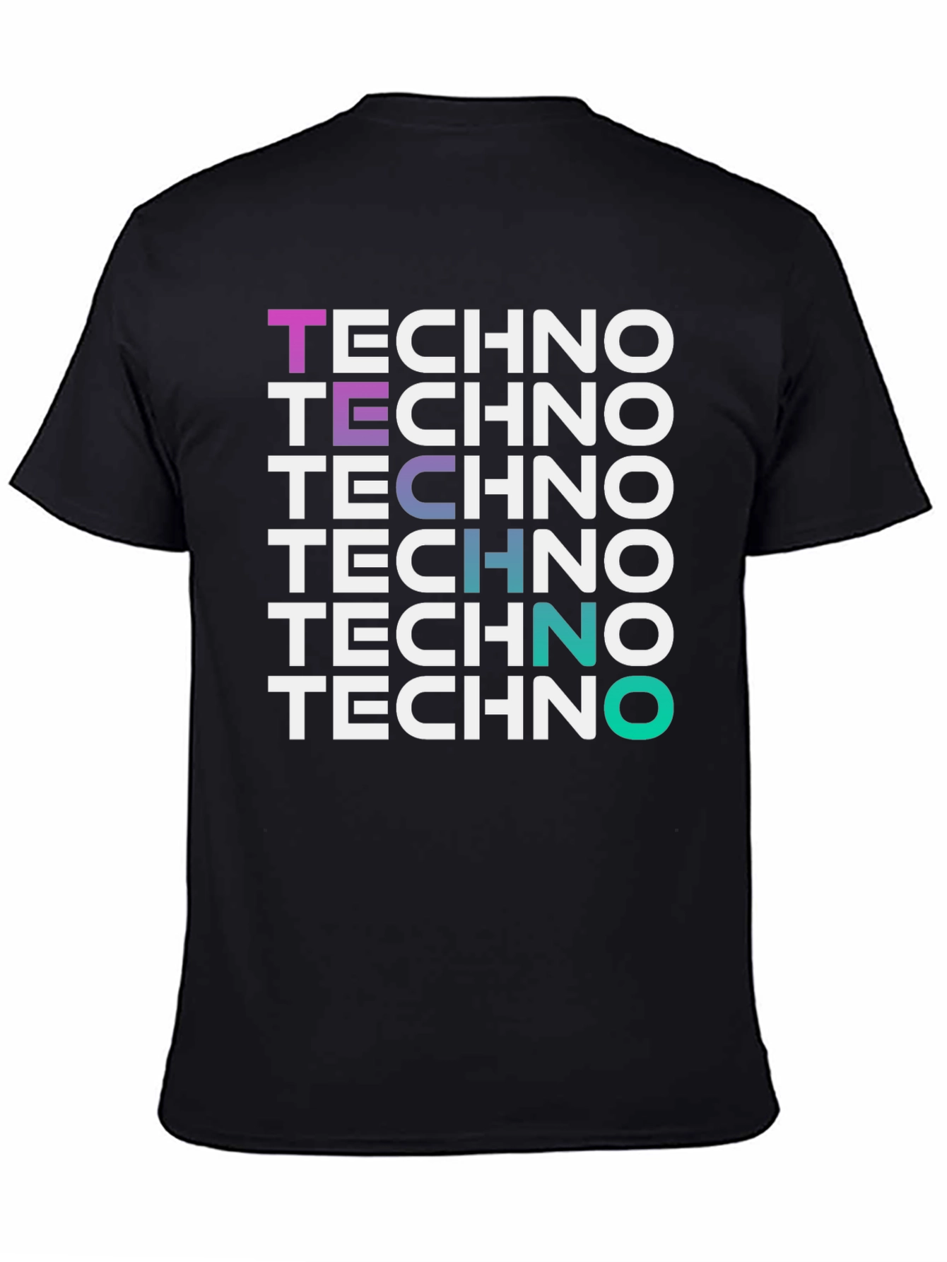Techno Music Graphic Tee Shirt