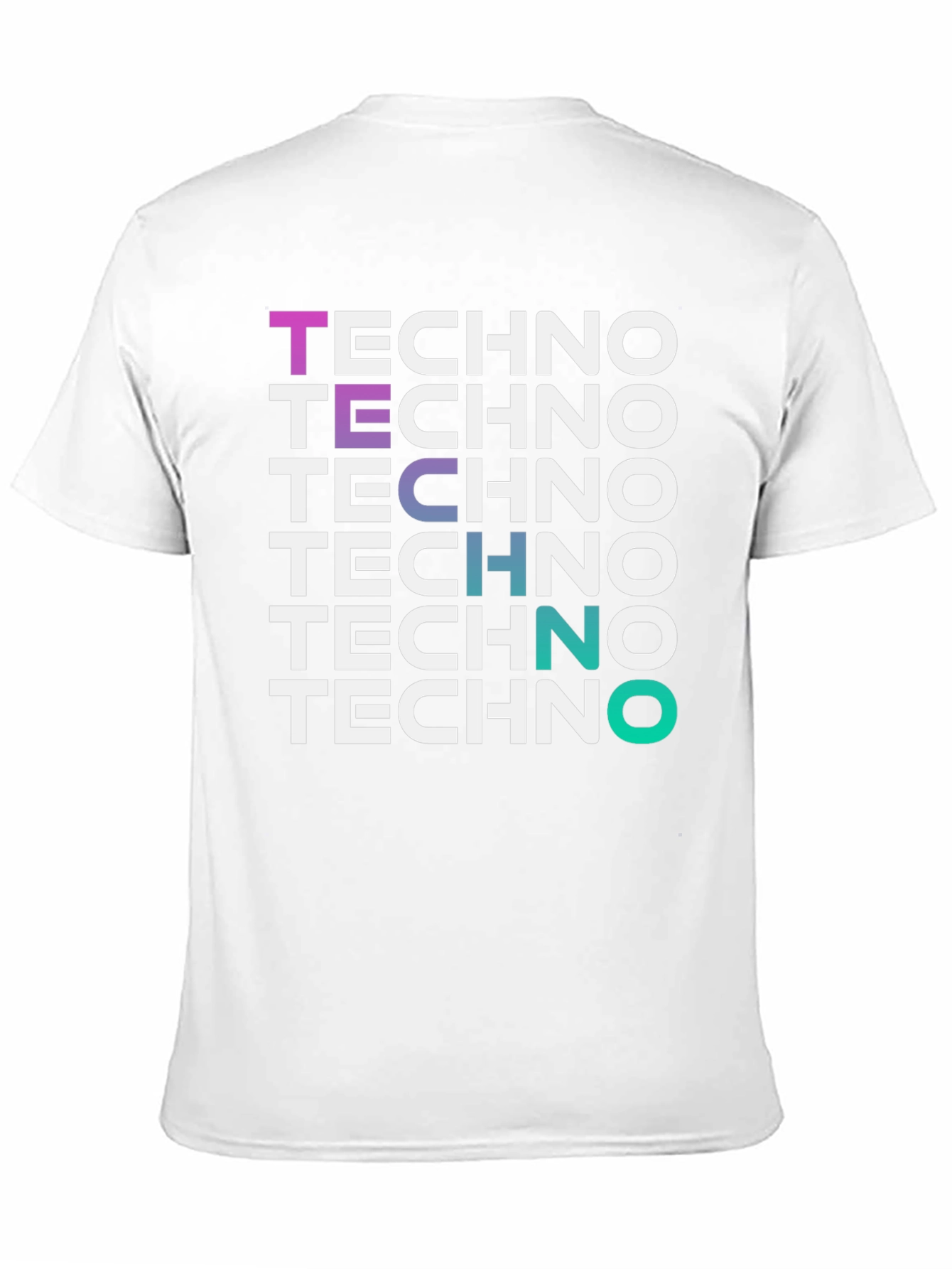 Techno Music Graphic Tee Shirt