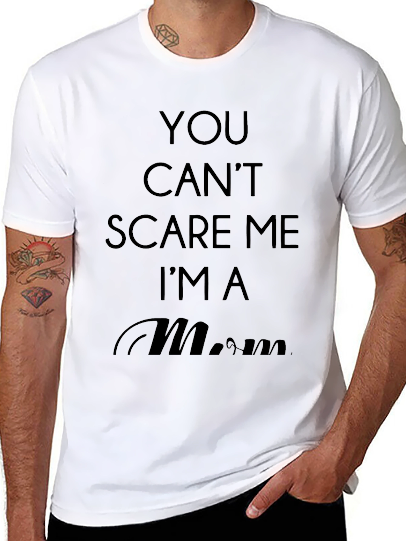 You Cant Scare Me Im A Mom T-Shirt