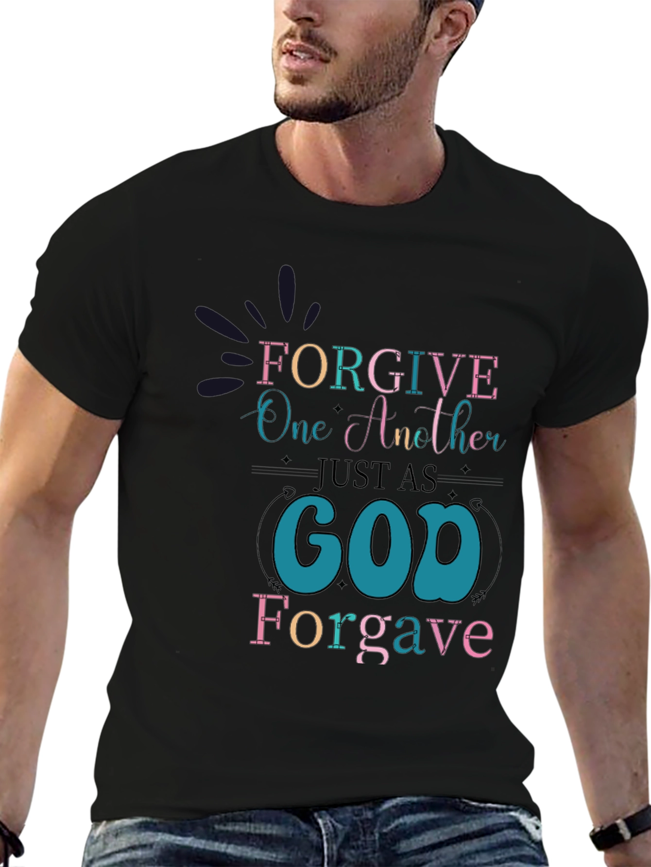 Forgive One Another Graphic Tee - Christian Apparel