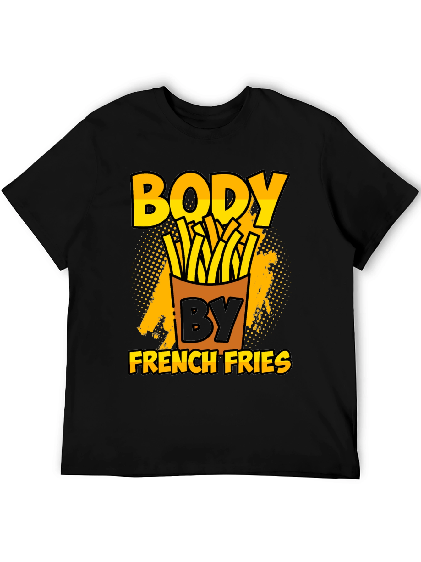 Body By French Fries Black T-Shirt