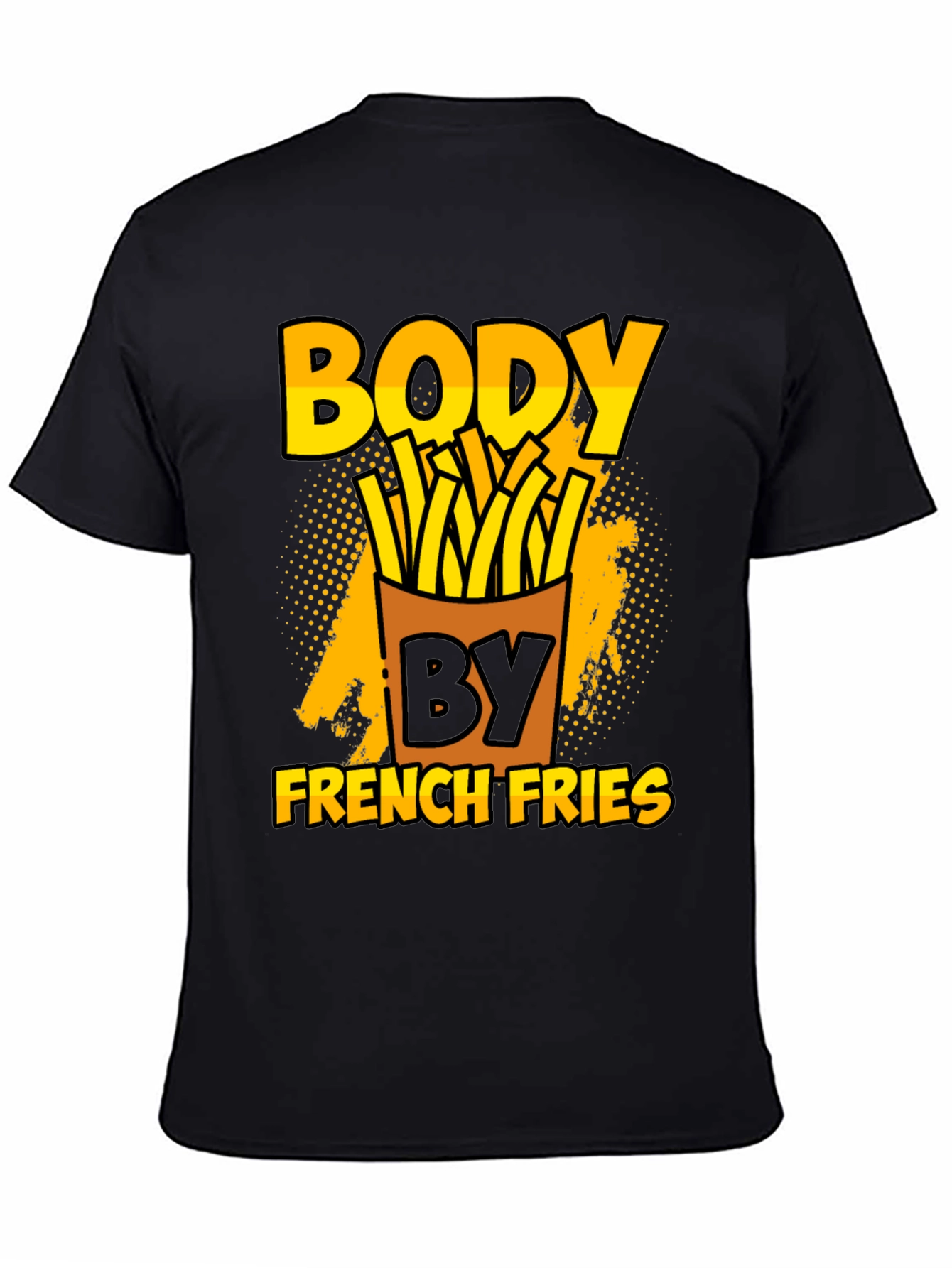 Body By French Fries Black T-Shirt