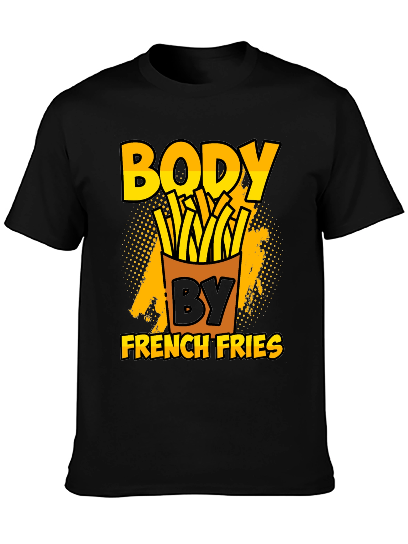 Body By French Fries Black T-Shirt