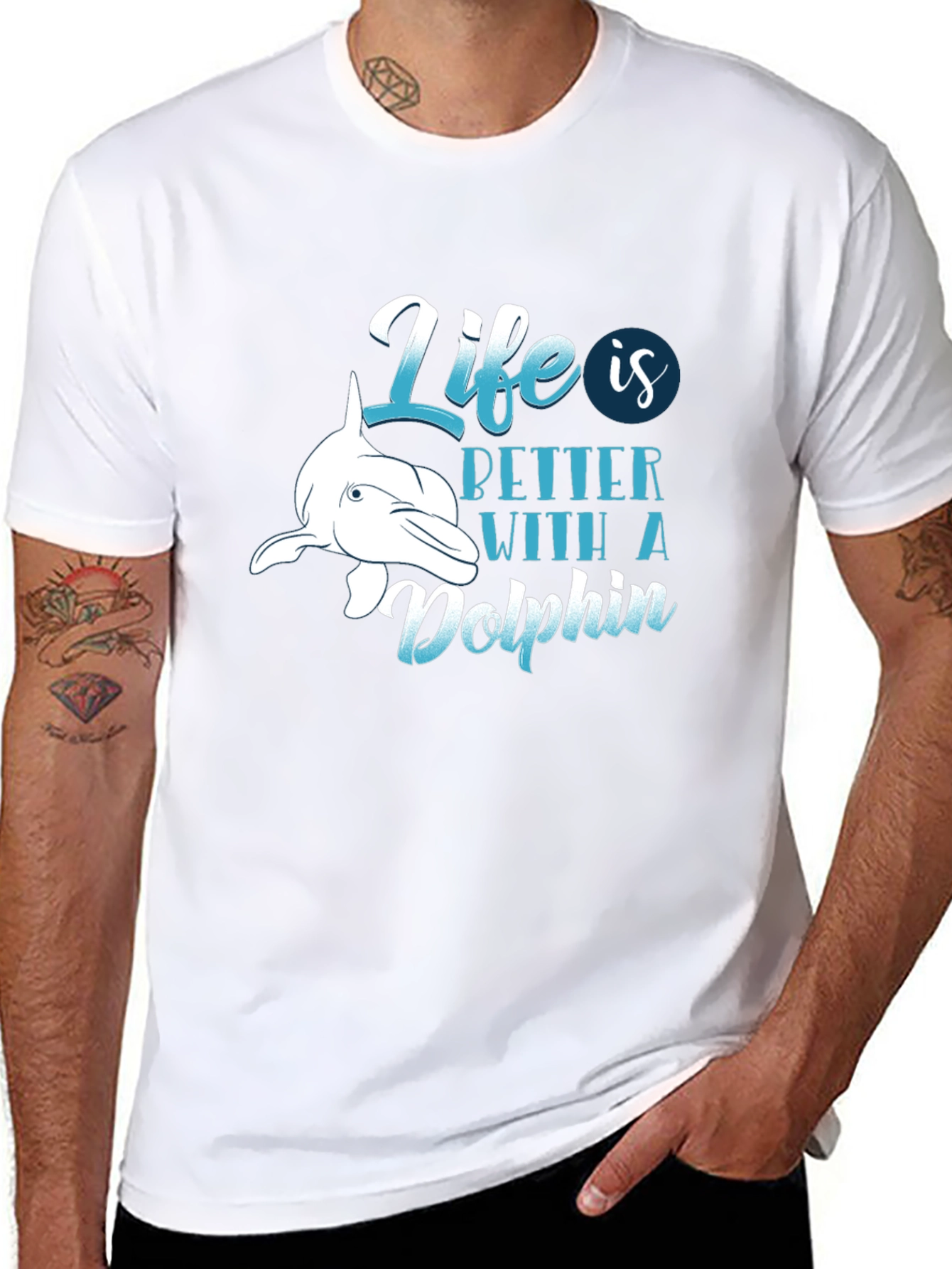 Life is Better with a Dolphin T-Shirt