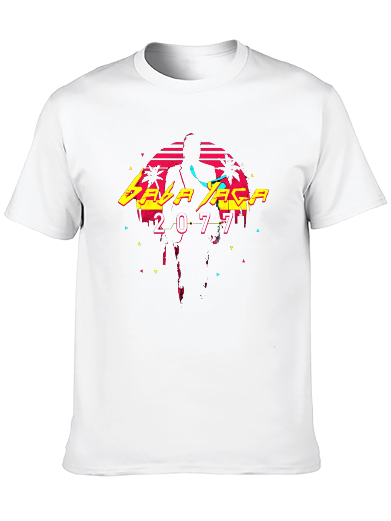Cyberpunk Edgerunners Baba Yaga 2077 Black T-Shirt