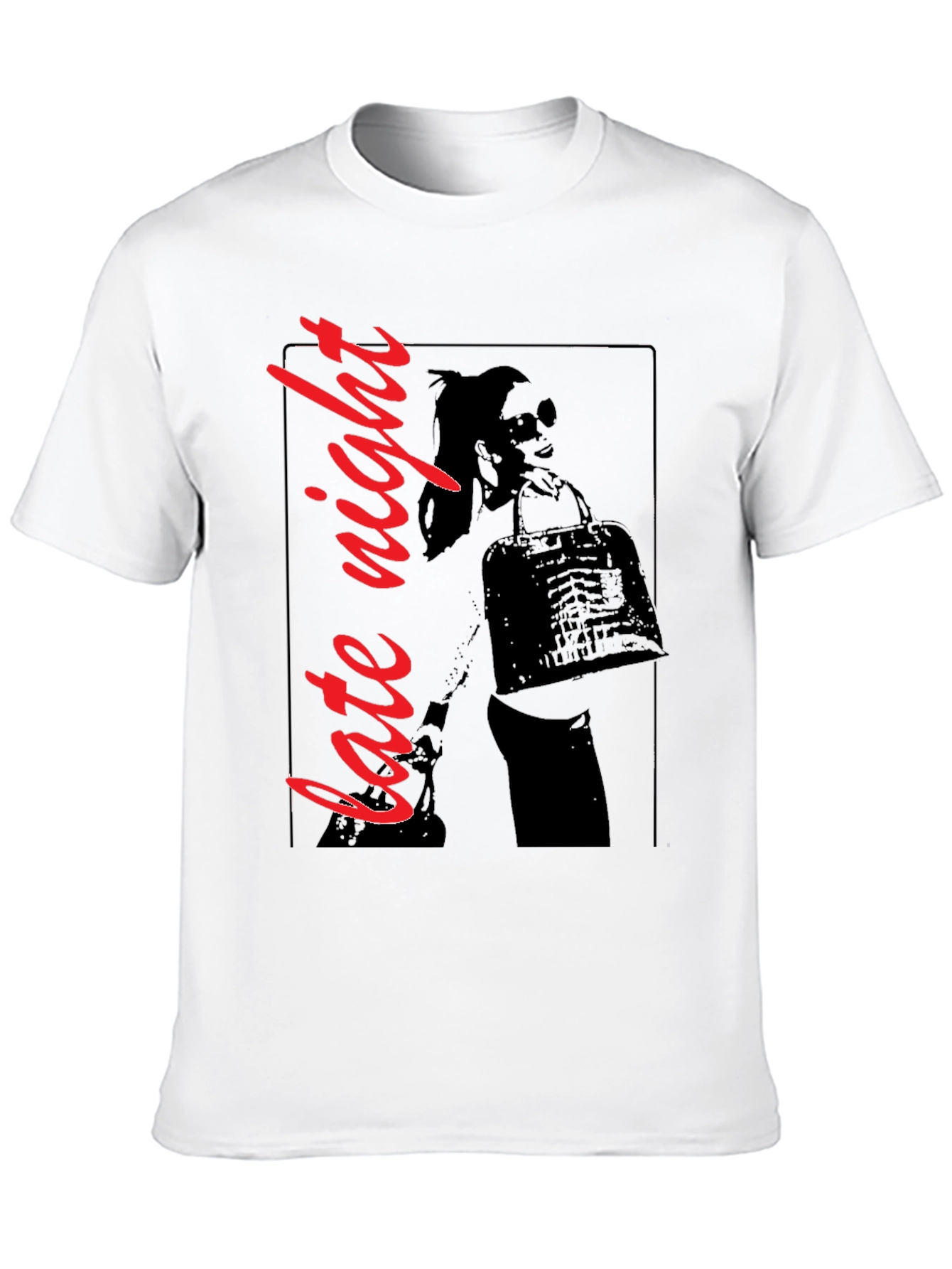 Late Night Graphic T-Shirt - Black