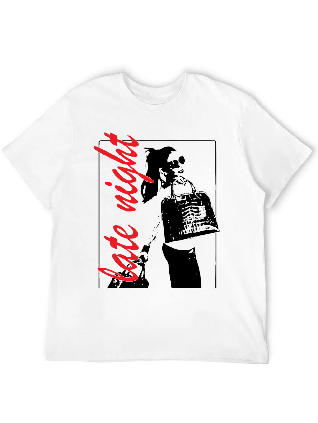 Late Night Graphic T-Shirt - Black
