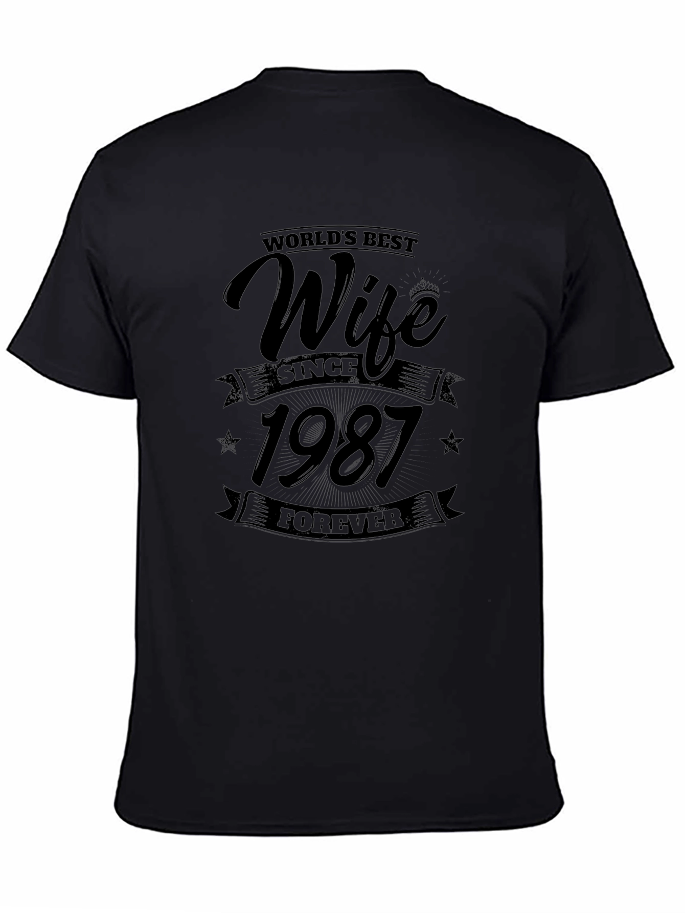 Worlds Best Wife Since 1987 Forever T-Shirt