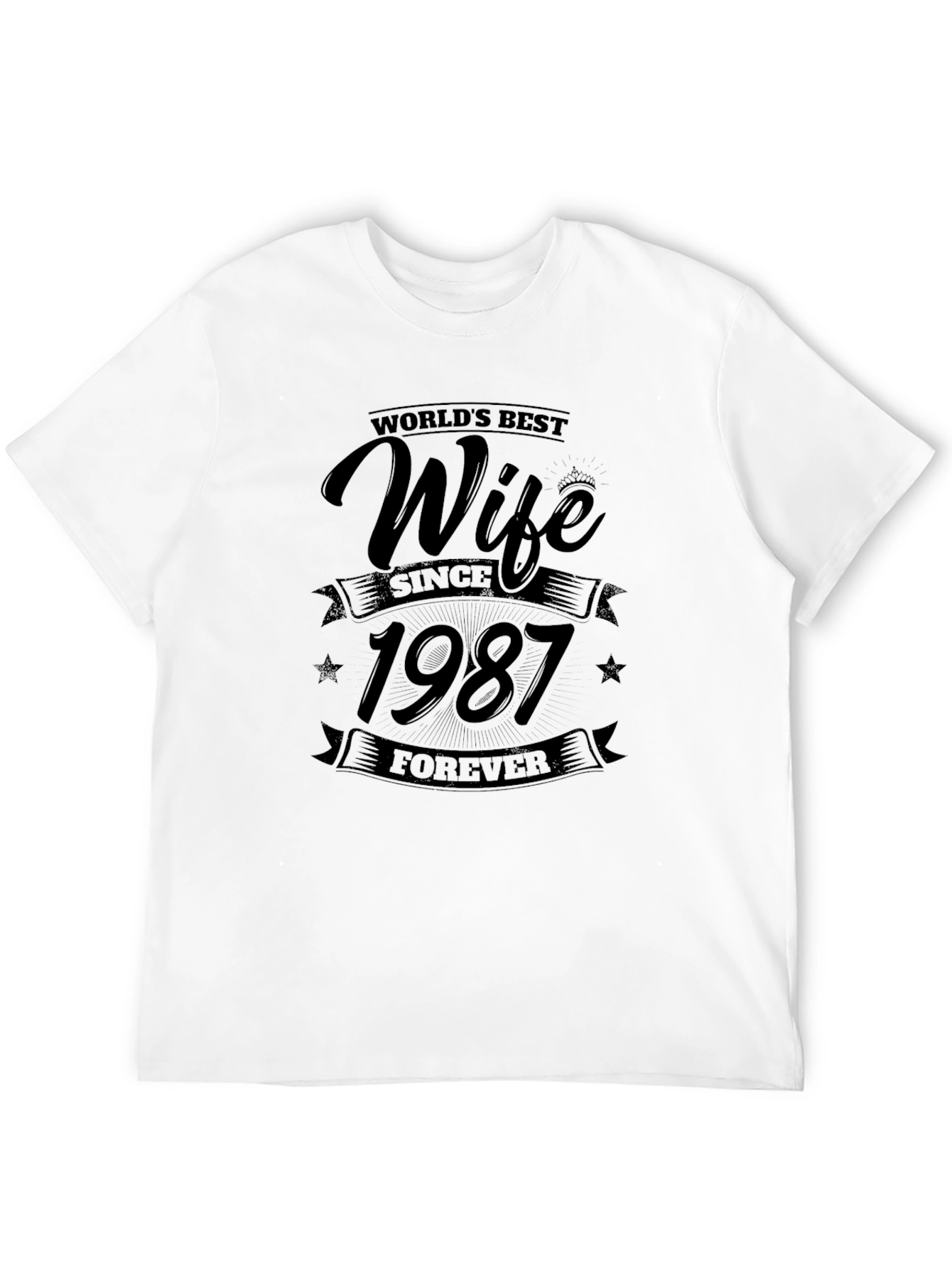 Worlds Best Wife Since 1987 Forever T-Shirt