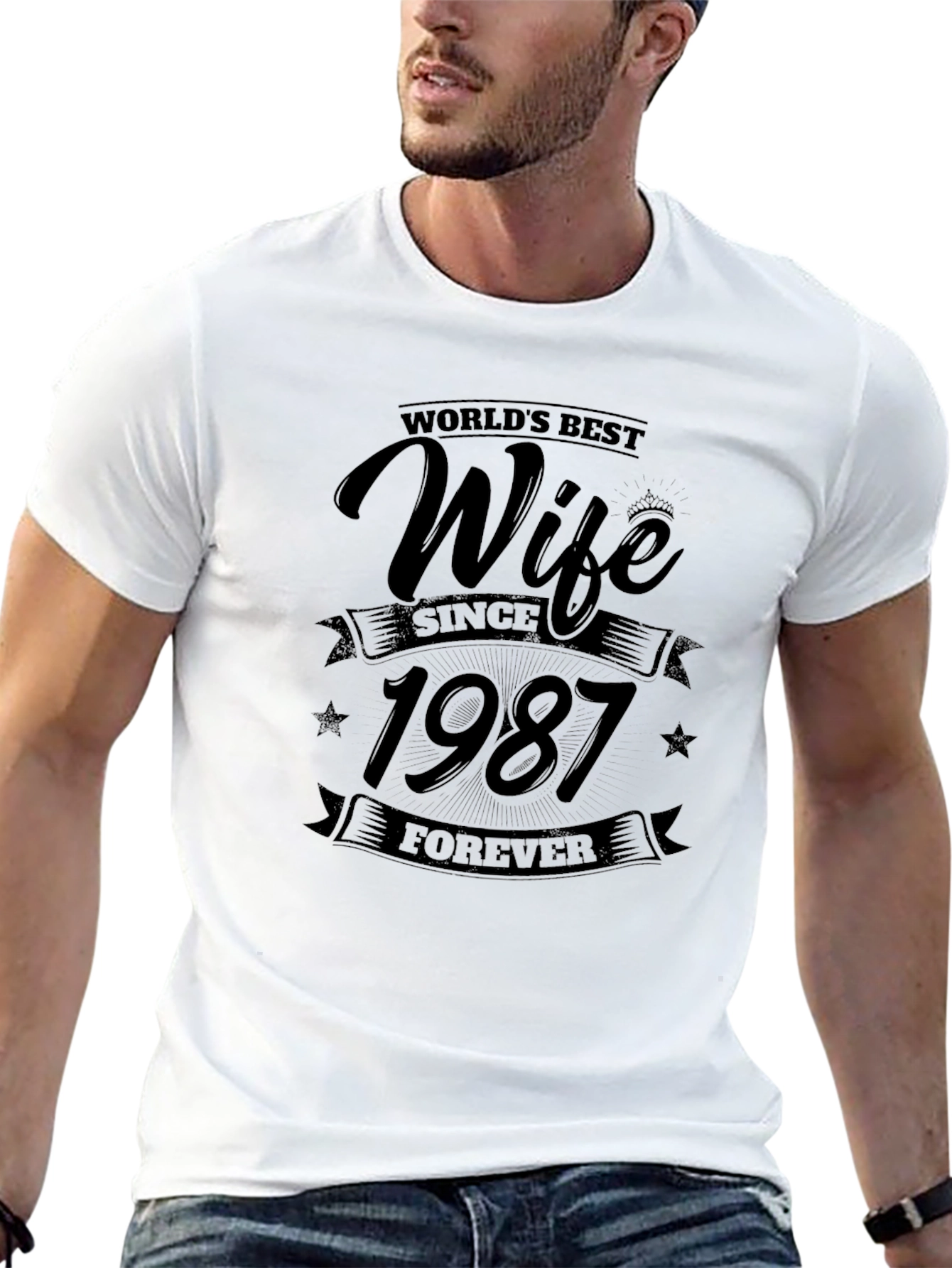 Worlds Best Wife Since 1987 Forever T-Shirt