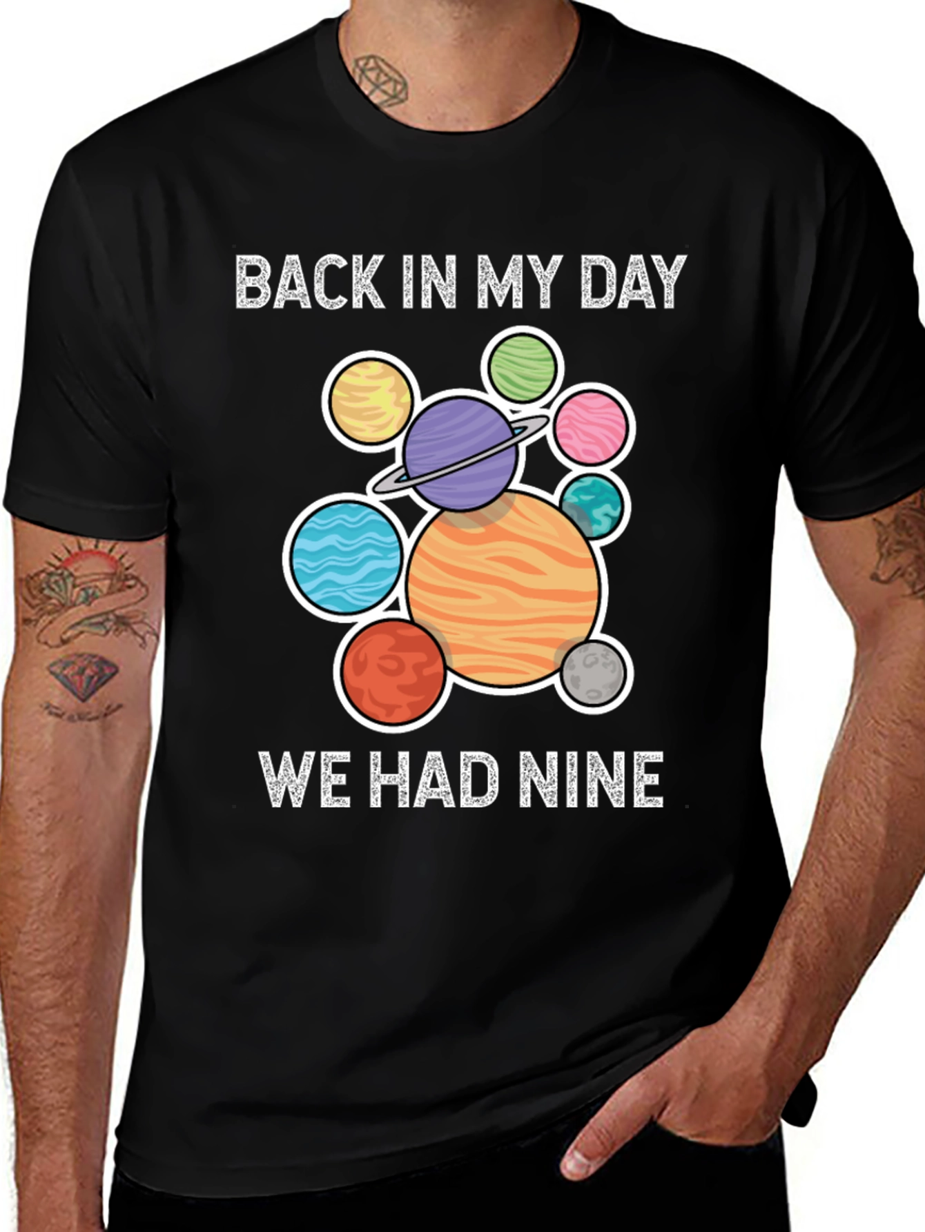 Back In My Day We Had Nine Planets T-Shirt
