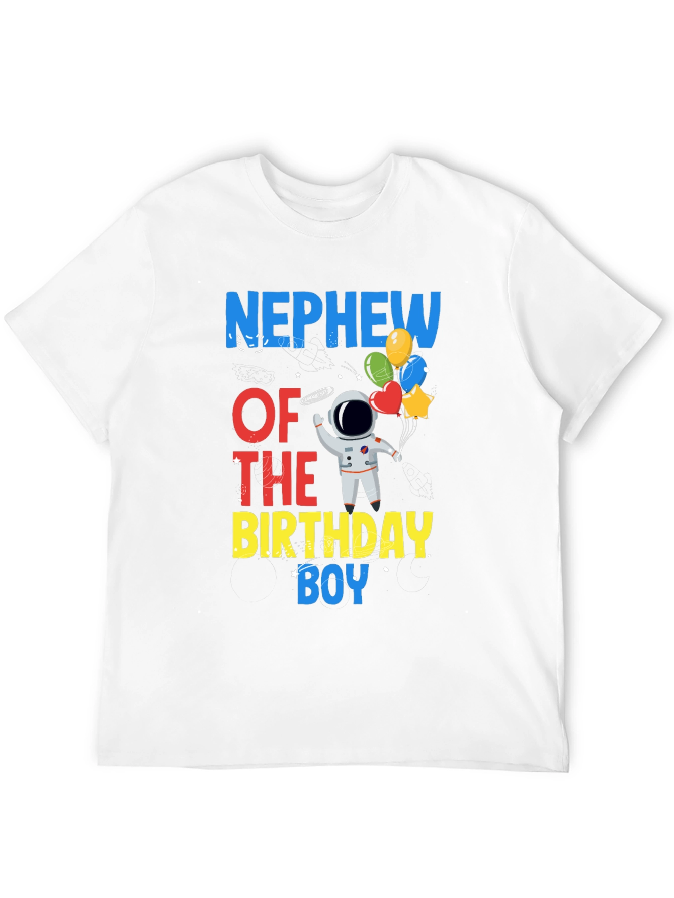 Nephew of the Birthday Boy Astronaut T-Shirt