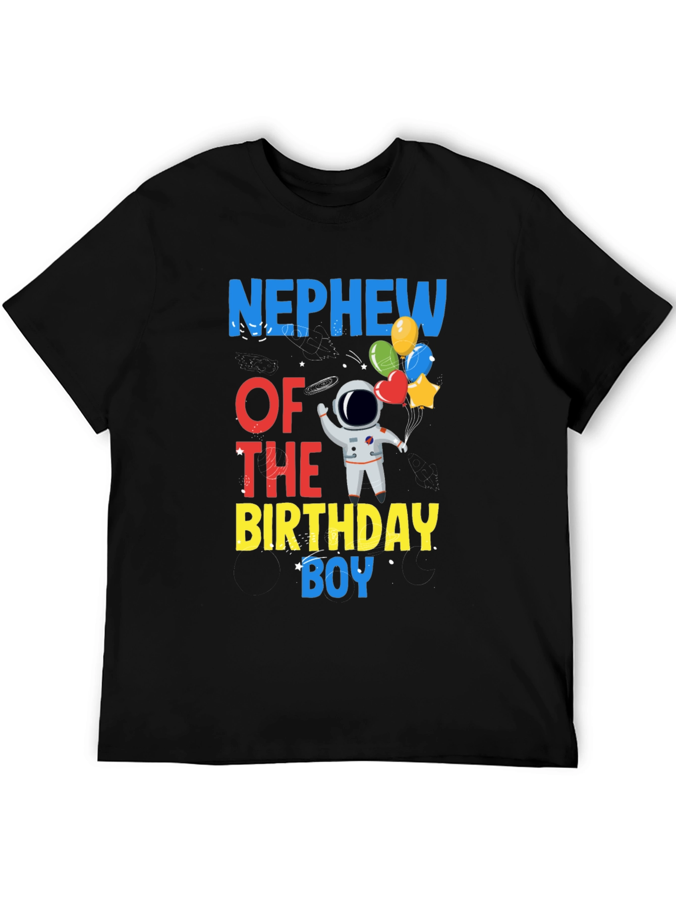 Nephew of the Birthday Boy Astronaut T-Shirt
