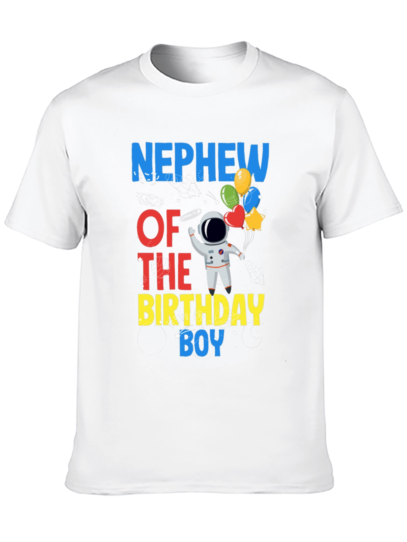Nephew of the Birthday Boy Astronaut T-Shirt