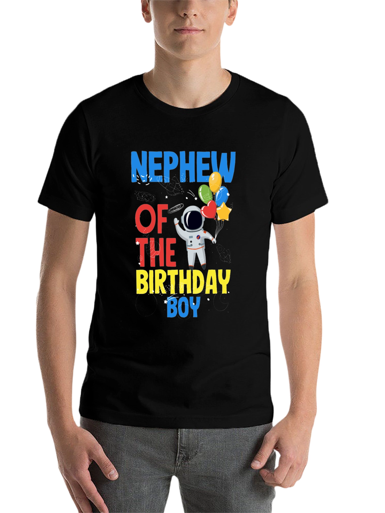 Nephew of the Birthday Boy Astronaut T-Shirt