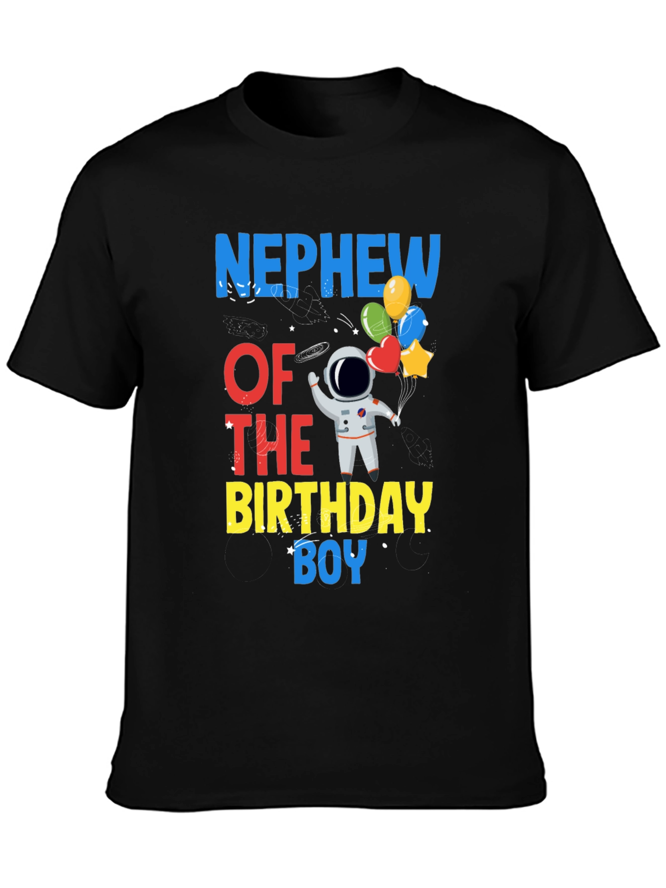 Nephew of the Birthday Boy Astronaut T-Shirt