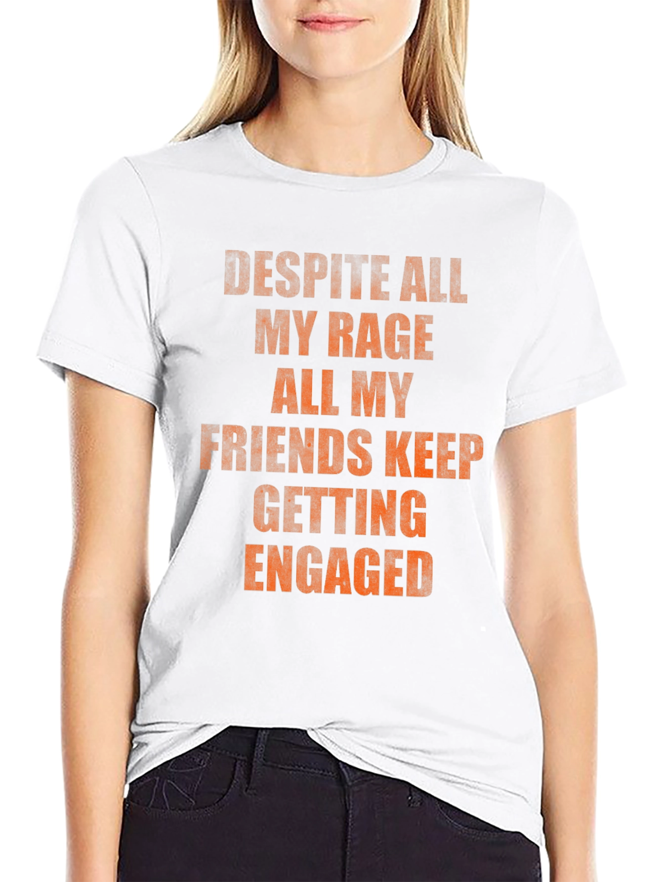 Rage Friends Engaged Graphic Tee