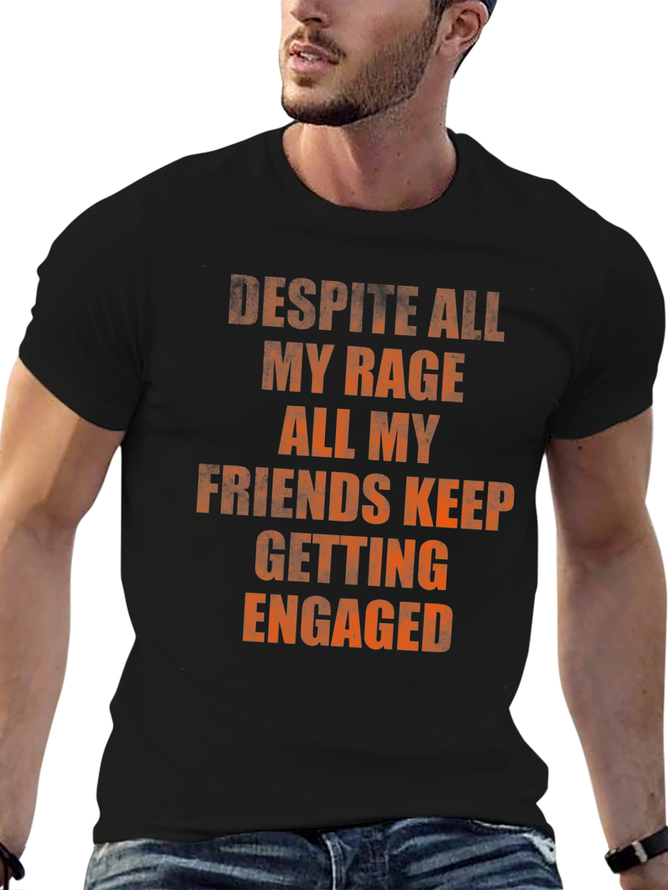 Rage Friends Engaged Graphic Tee