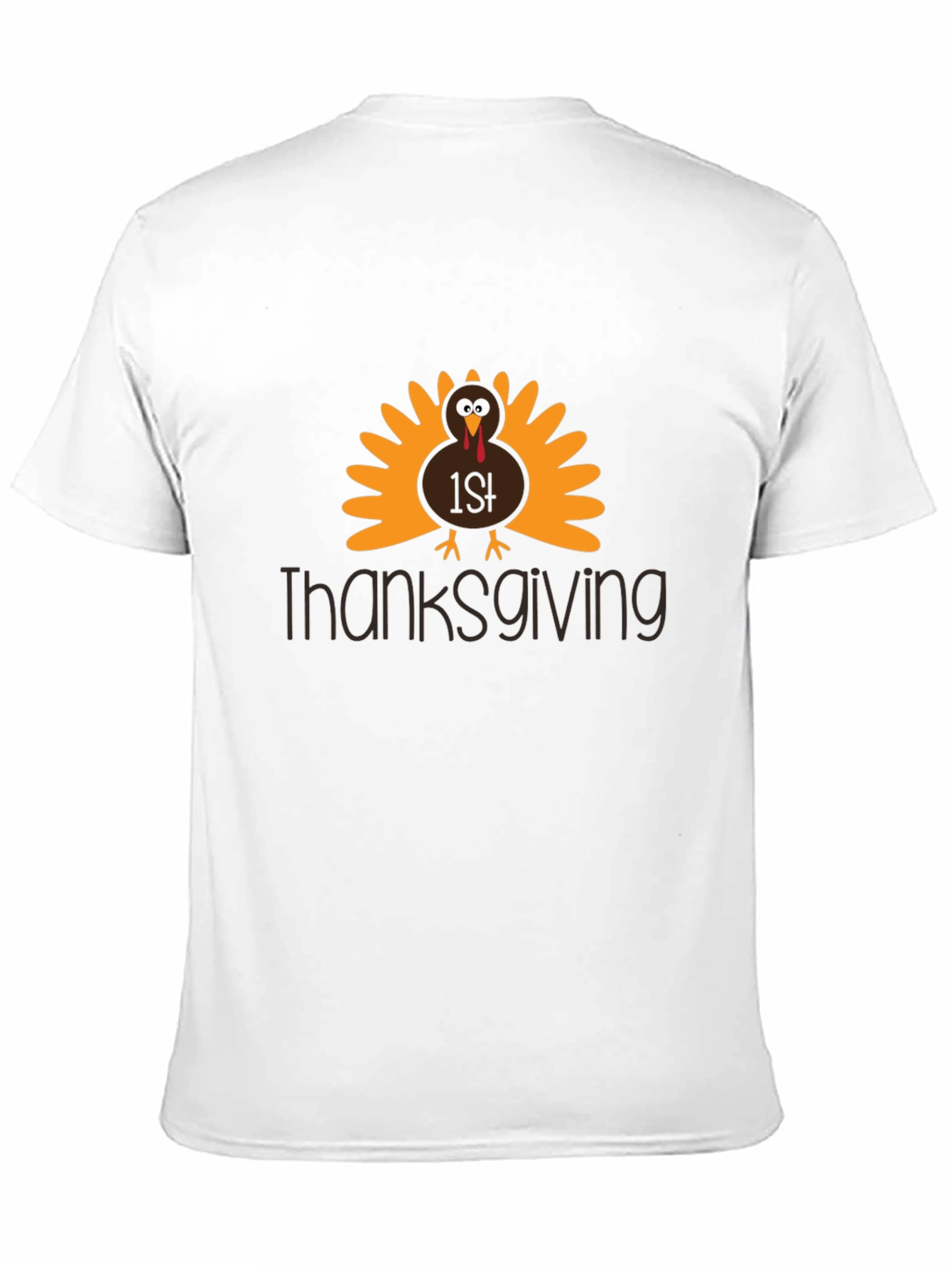 Thanksgiving 1st Turkey Black T-Shirt