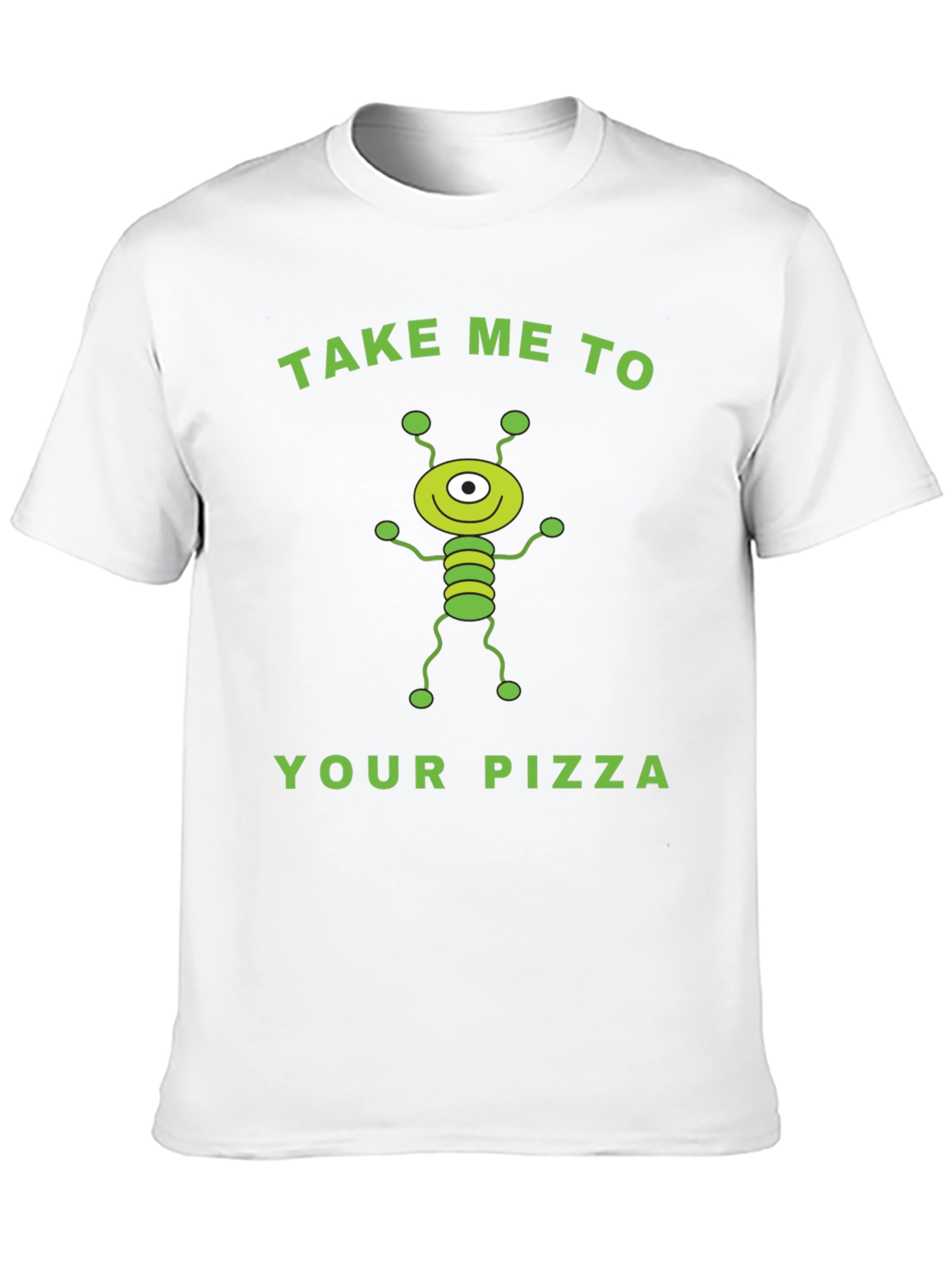 Alien Pizza Graphic Tee - Fun & Unique!