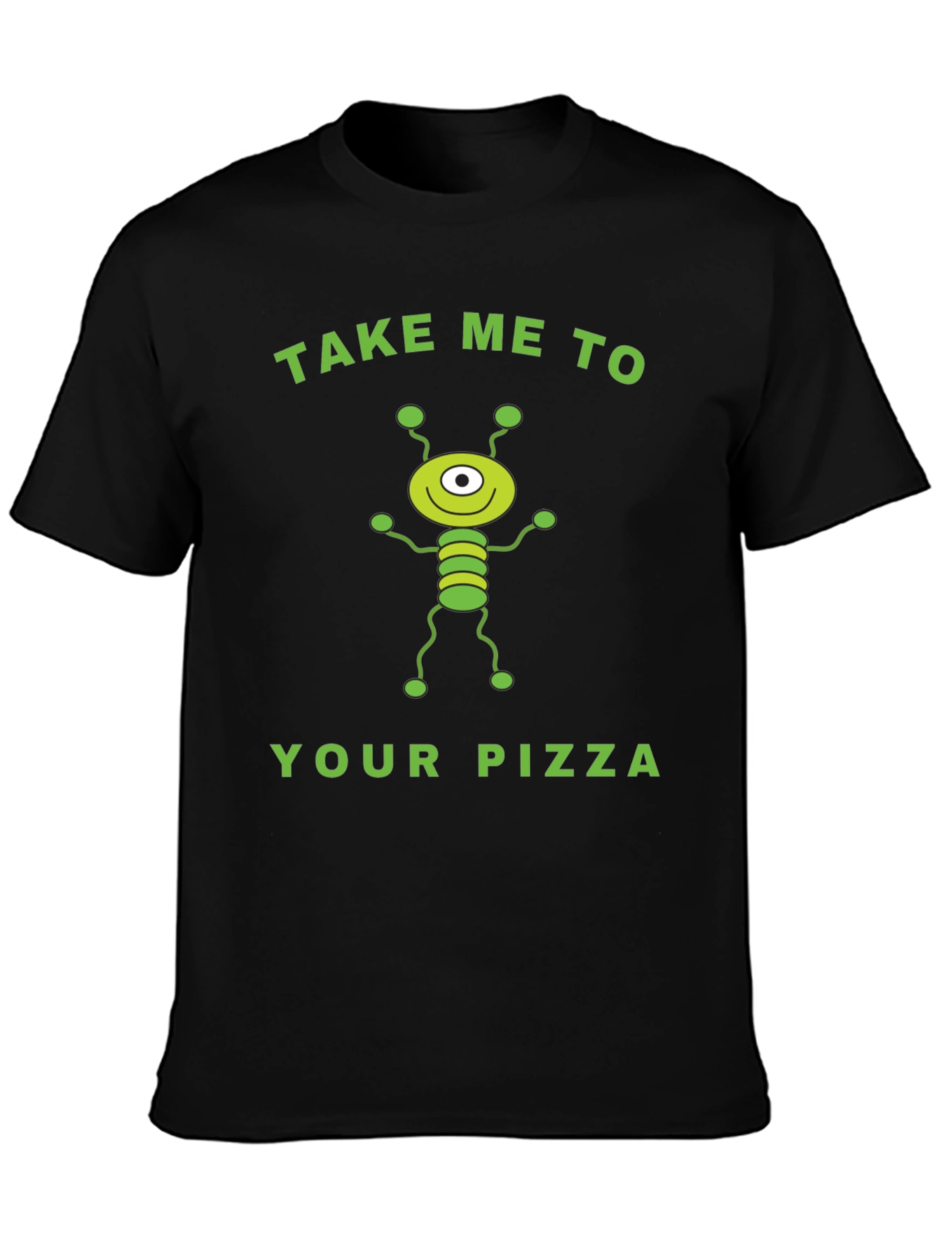 Alien Pizza Graphic Tee - Fun & Unique!