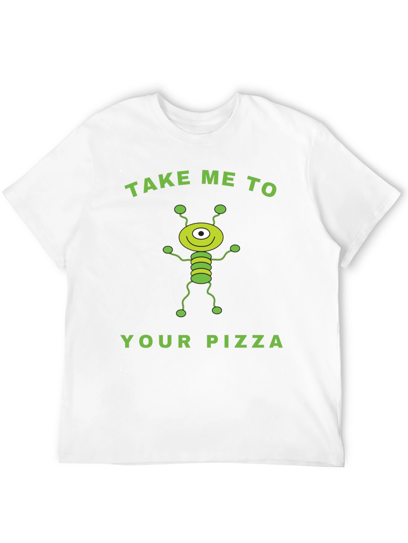 Alien Pizza Graphic Tee - Fun & Unique!