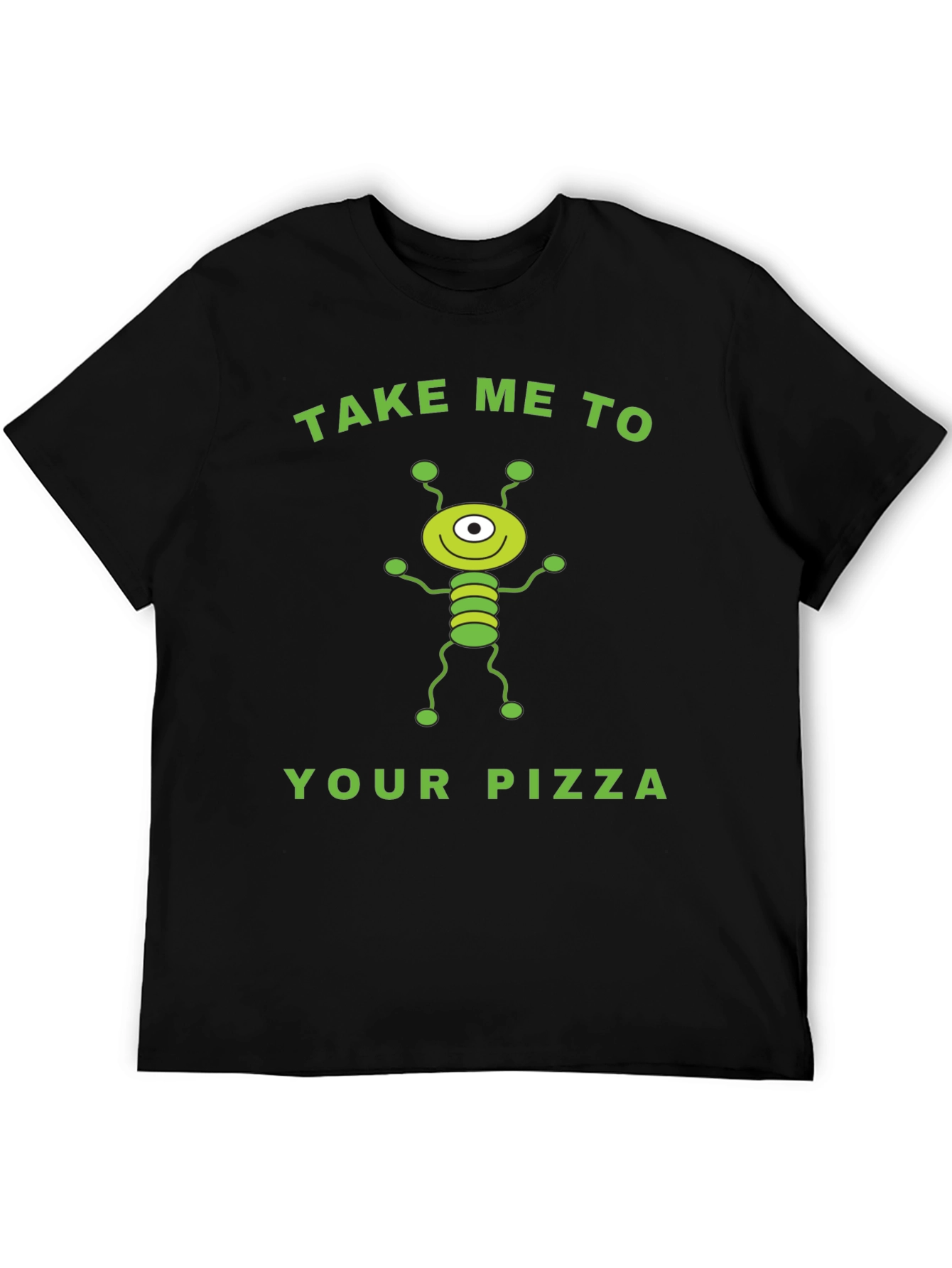 Alien Pizza Graphic Tee - Fun & Unique!
