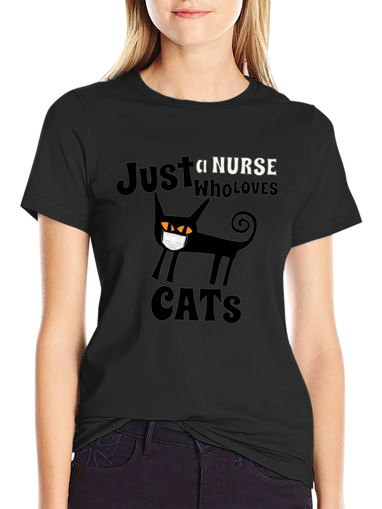 Just a Nurse Who Loves Cats T-Shirt