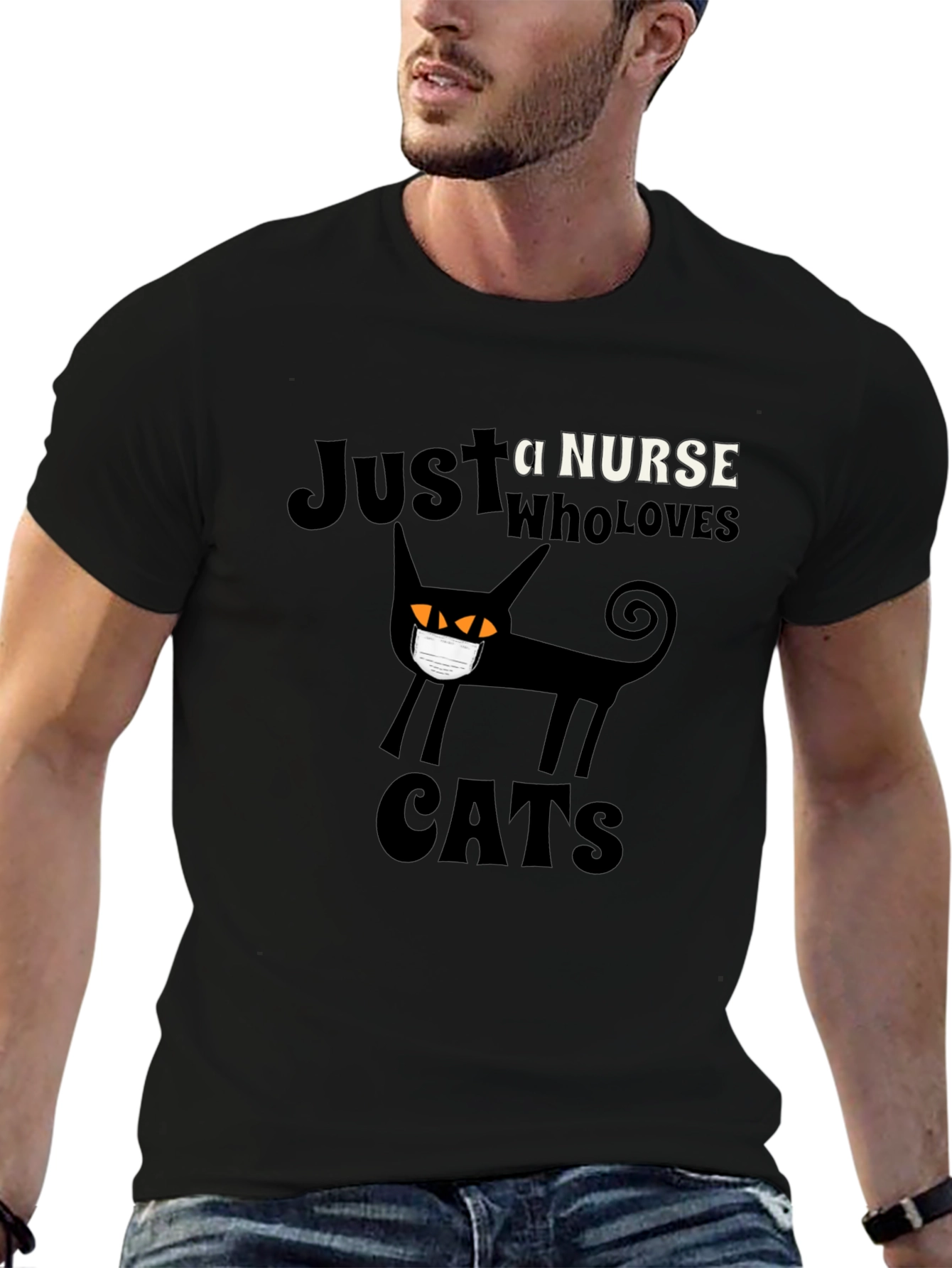 Just a Nurse Who Loves Cats T-Shirt