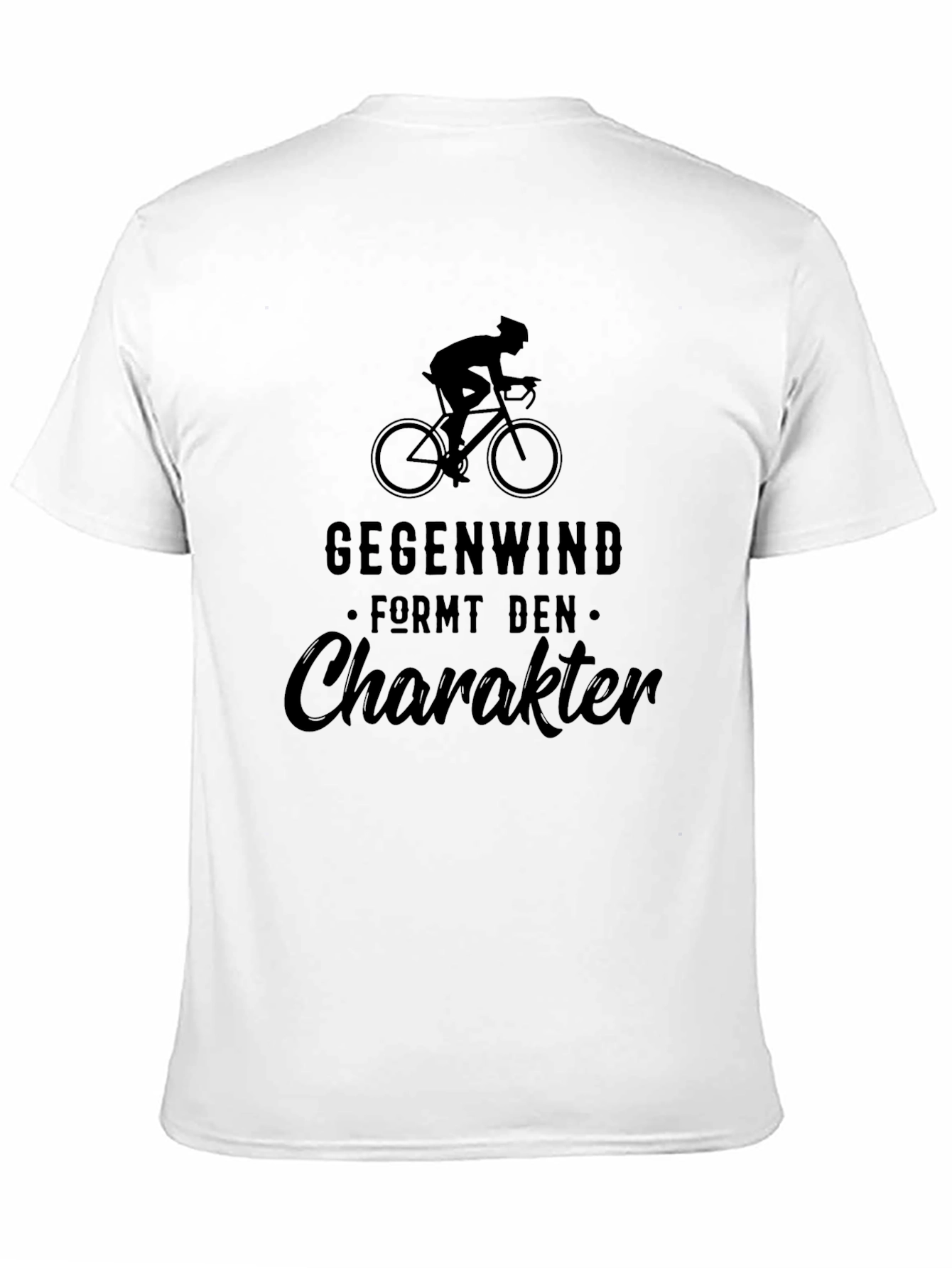 Gegenwind Formt Den Charakter Black T-Shirt
