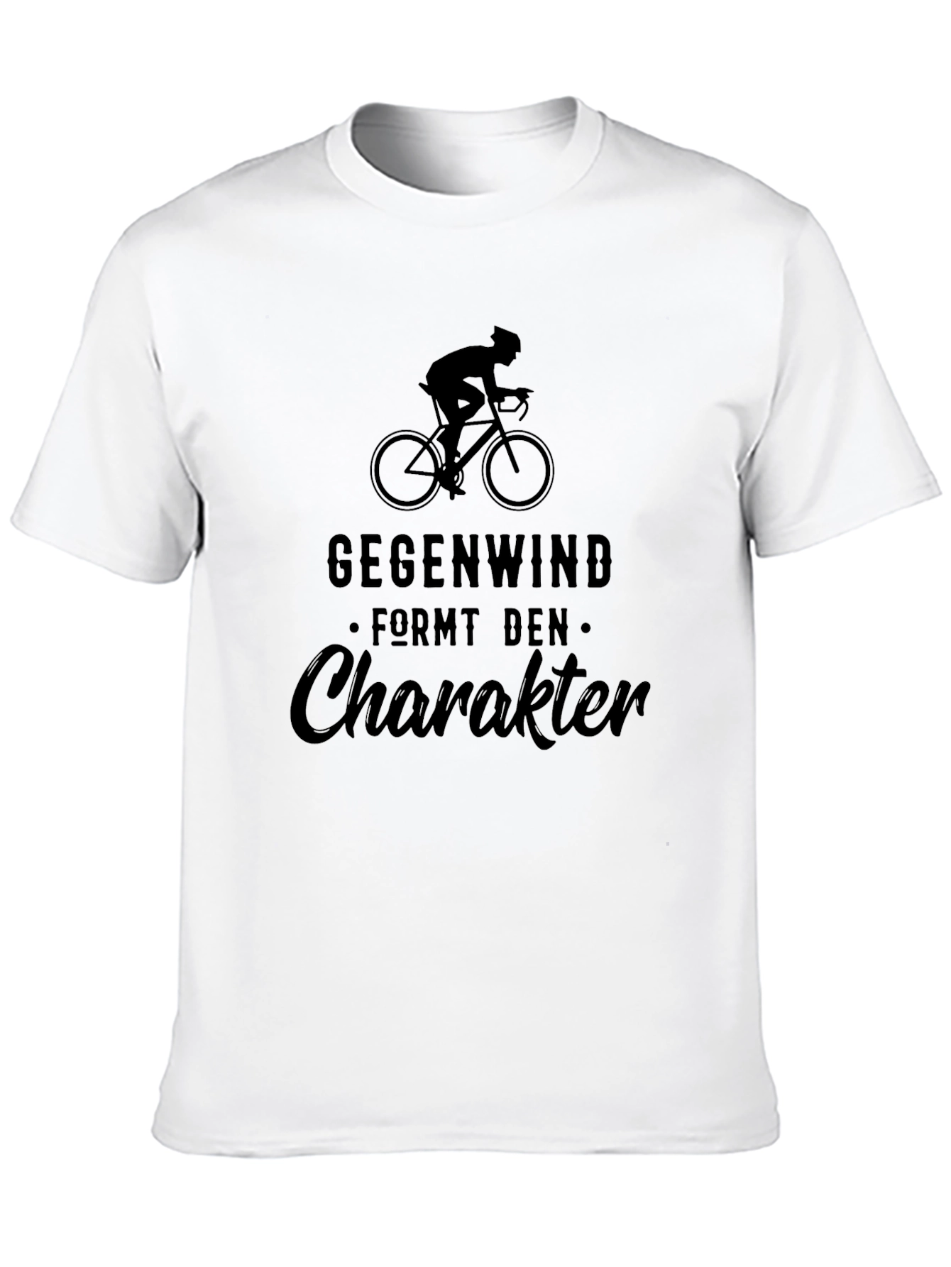 Gegenwind Formt Den Charakter Black T-Shirt