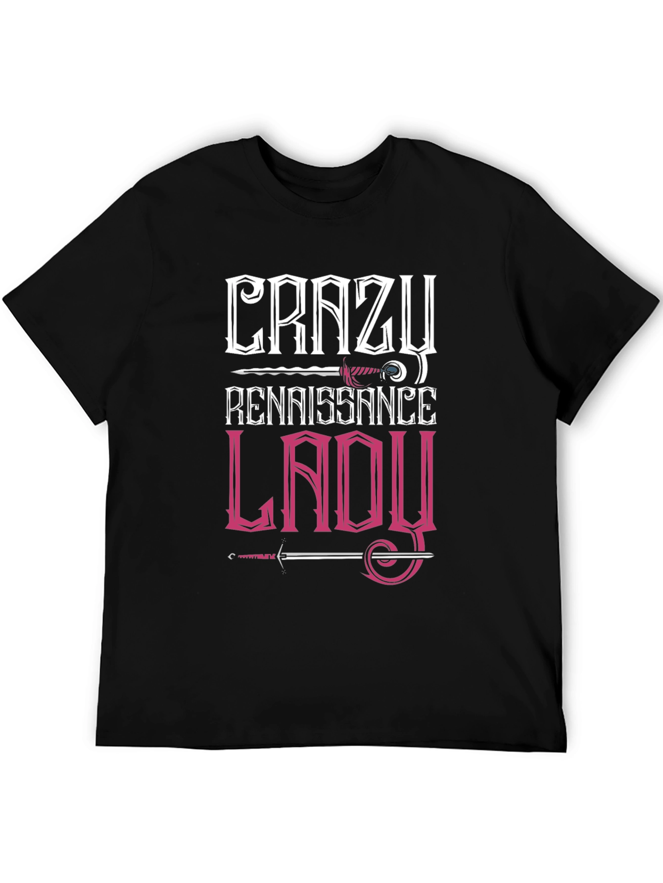 Crazy Renaissance Lady Graphic T-Shirt