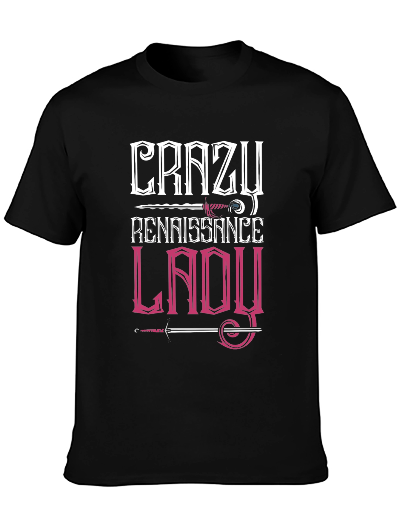 Crazy Renaissance Lady Graphic T-Shirt