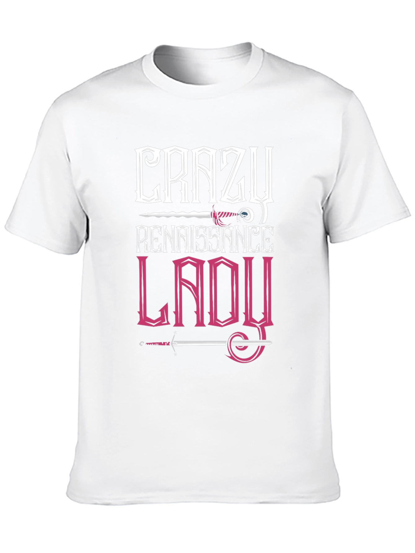 Crazy Renaissance Lady Graphic T-Shirt