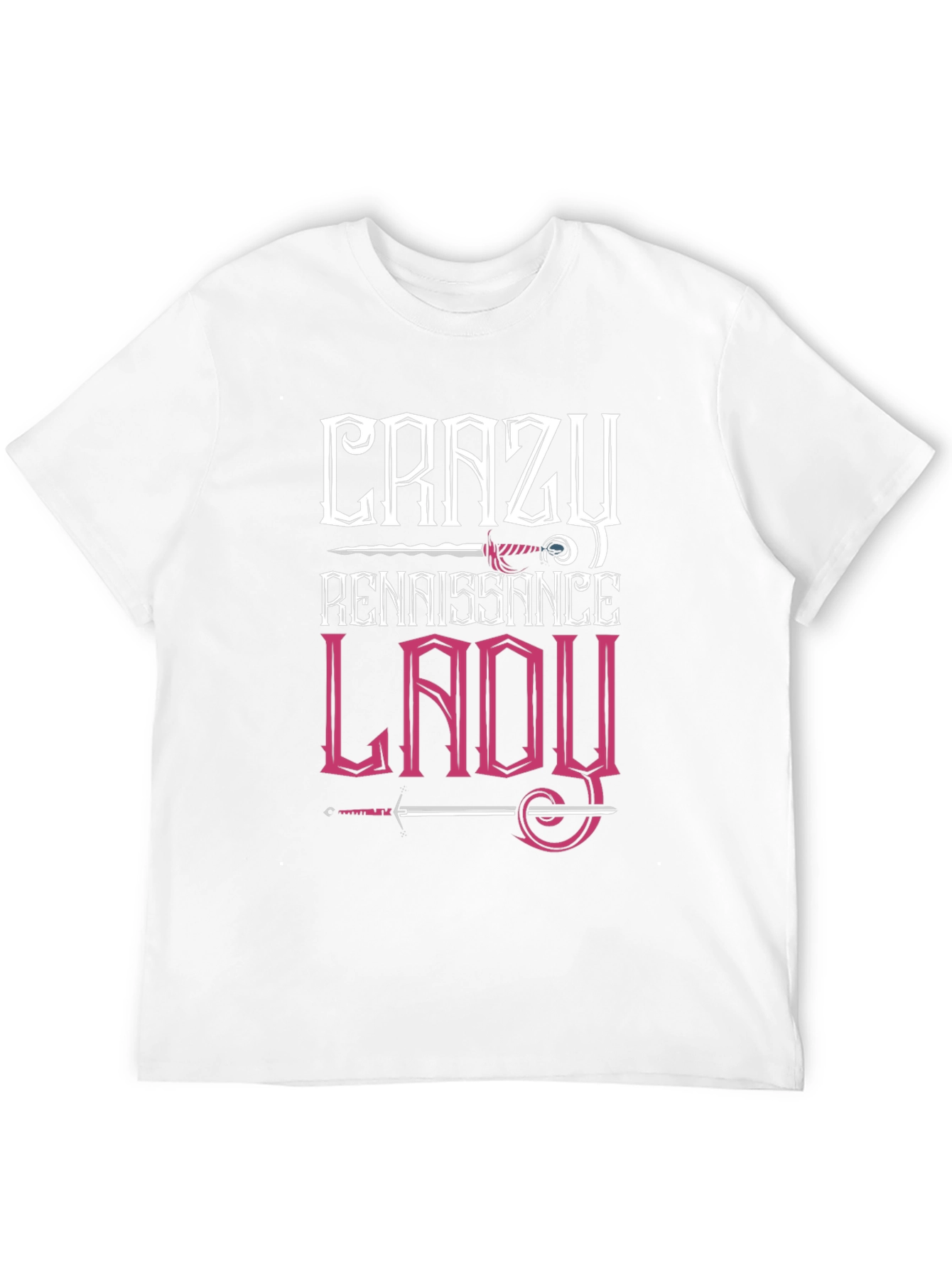 Crazy Renaissance Lady Graphic T-Shirt