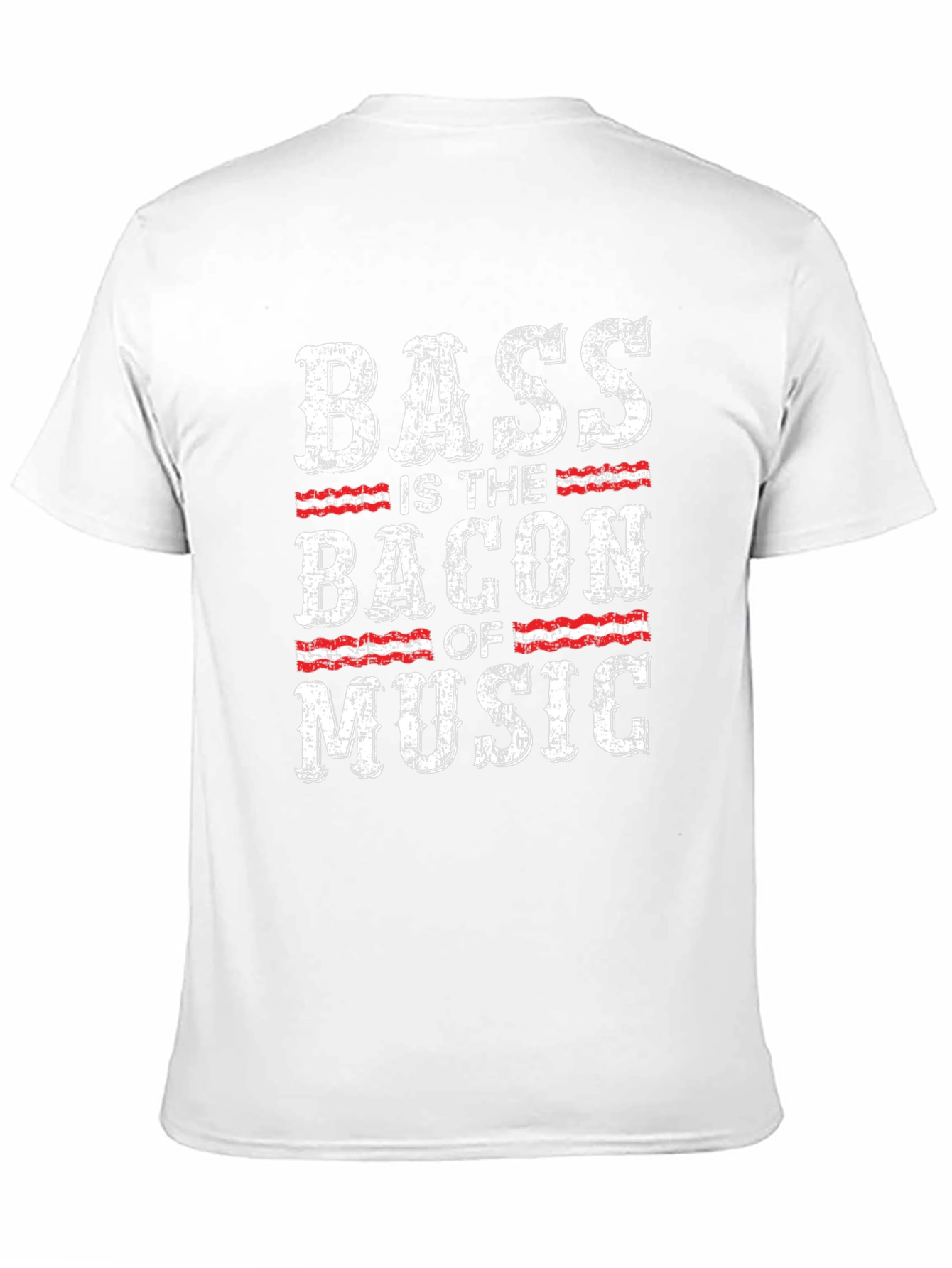 Bass is the Bacon of Music Black T-Shirt