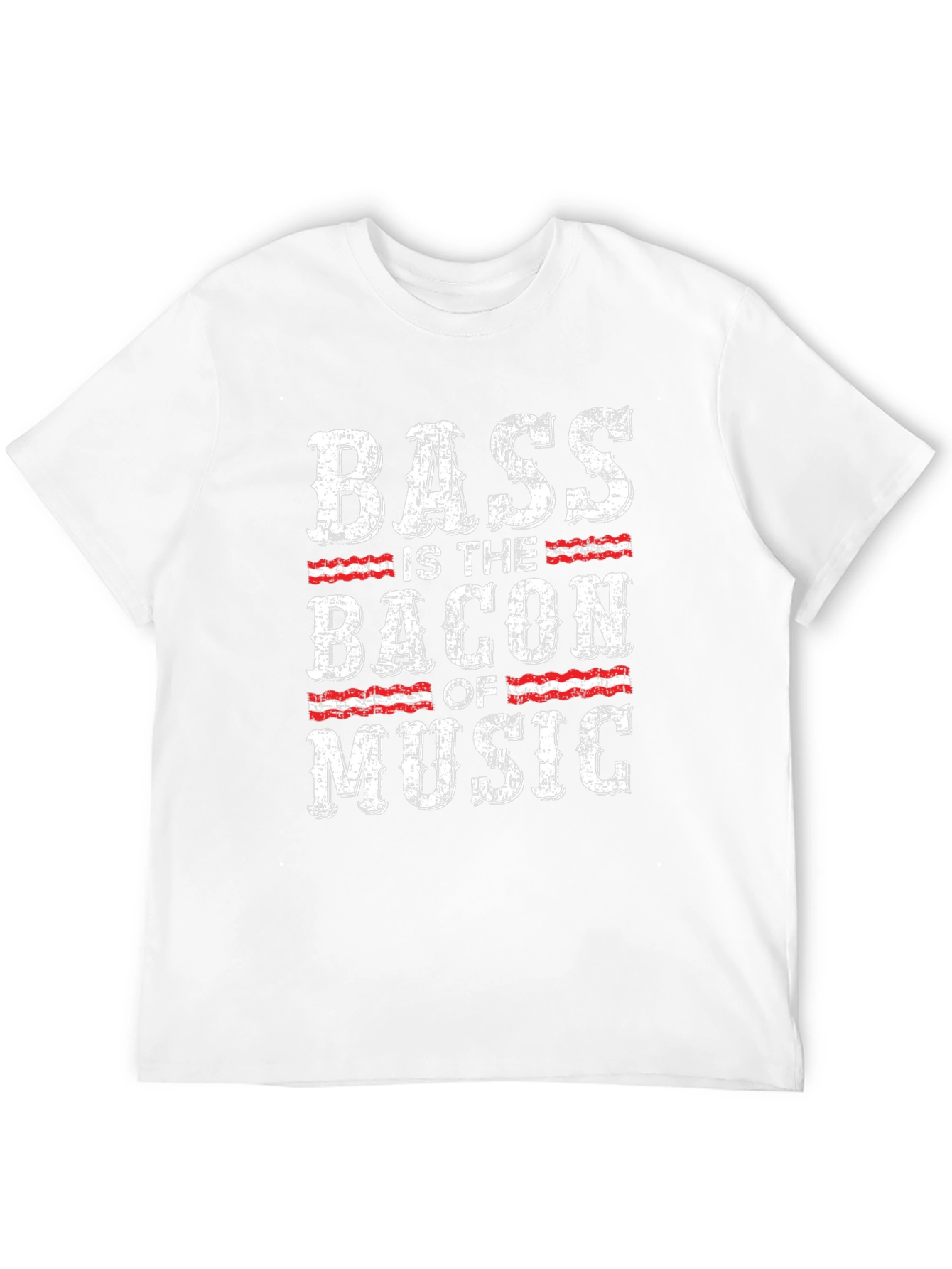 Bass is the Bacon of Music Black T-Shirt