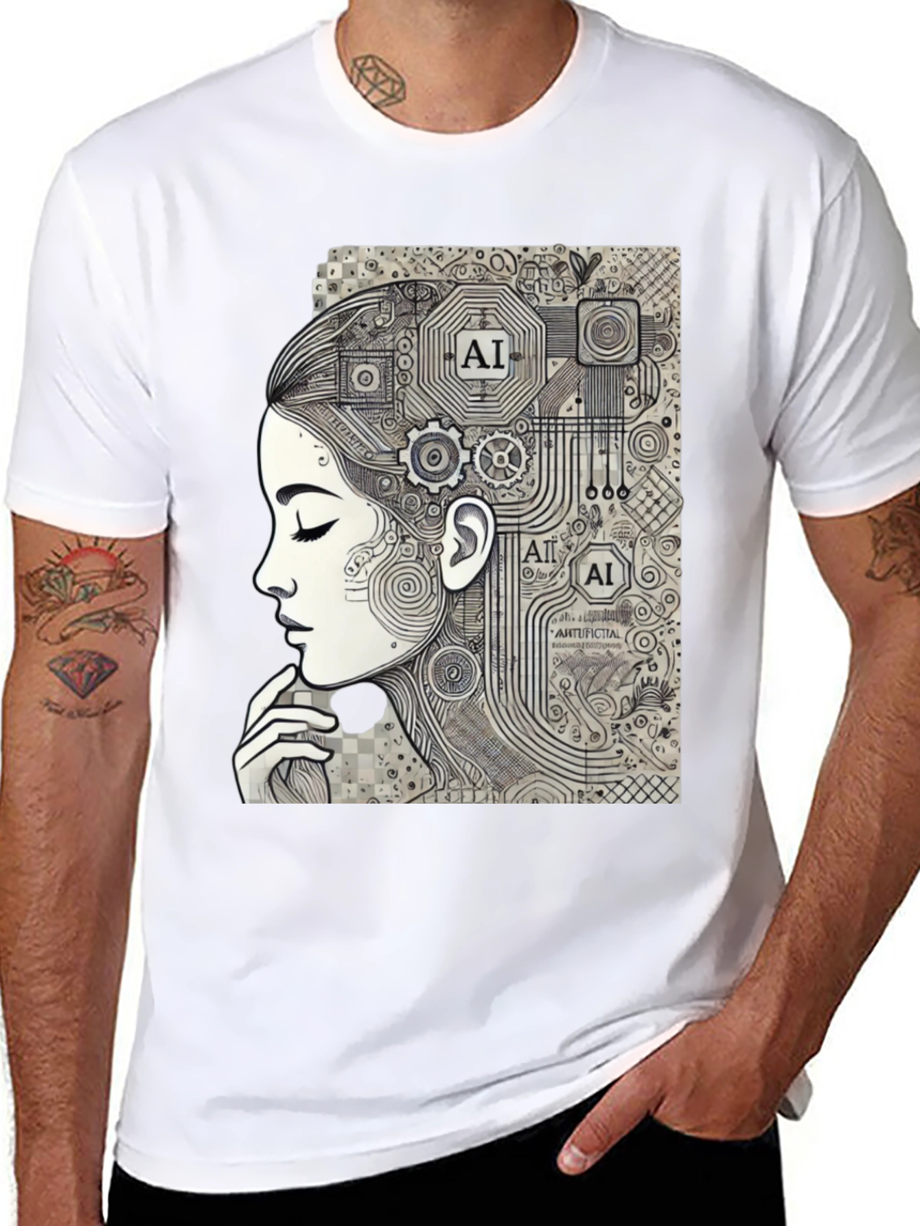 AI Mind T-Shirt - Unisex Design
