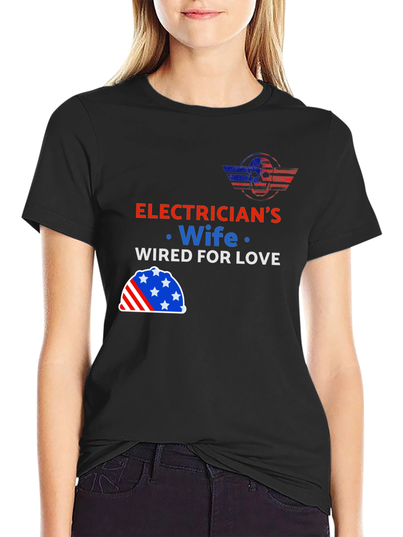 Electricians Wife - Wired For Love T-Shirt