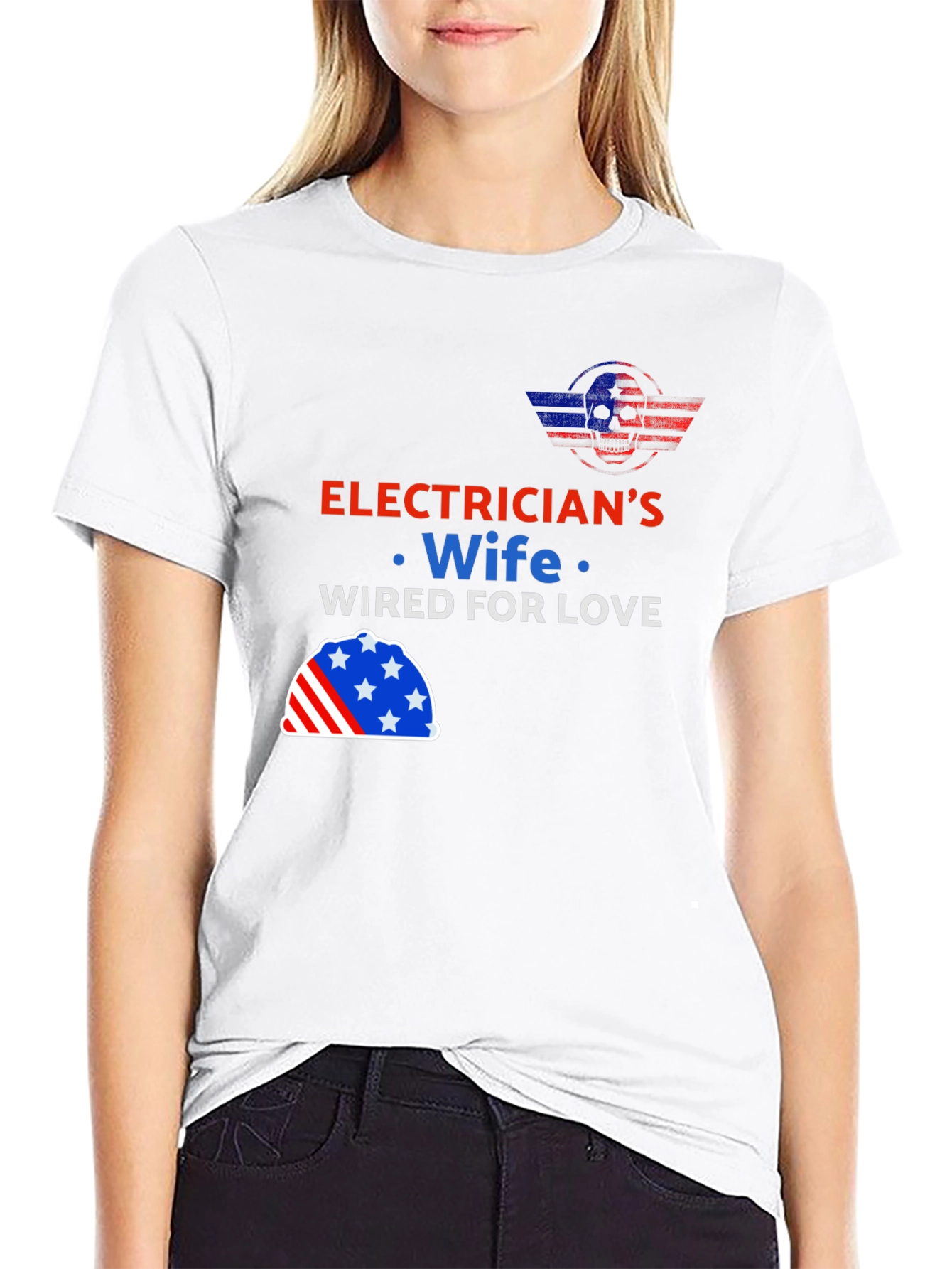 Electricians Wife - Wired For Love T-Shirt