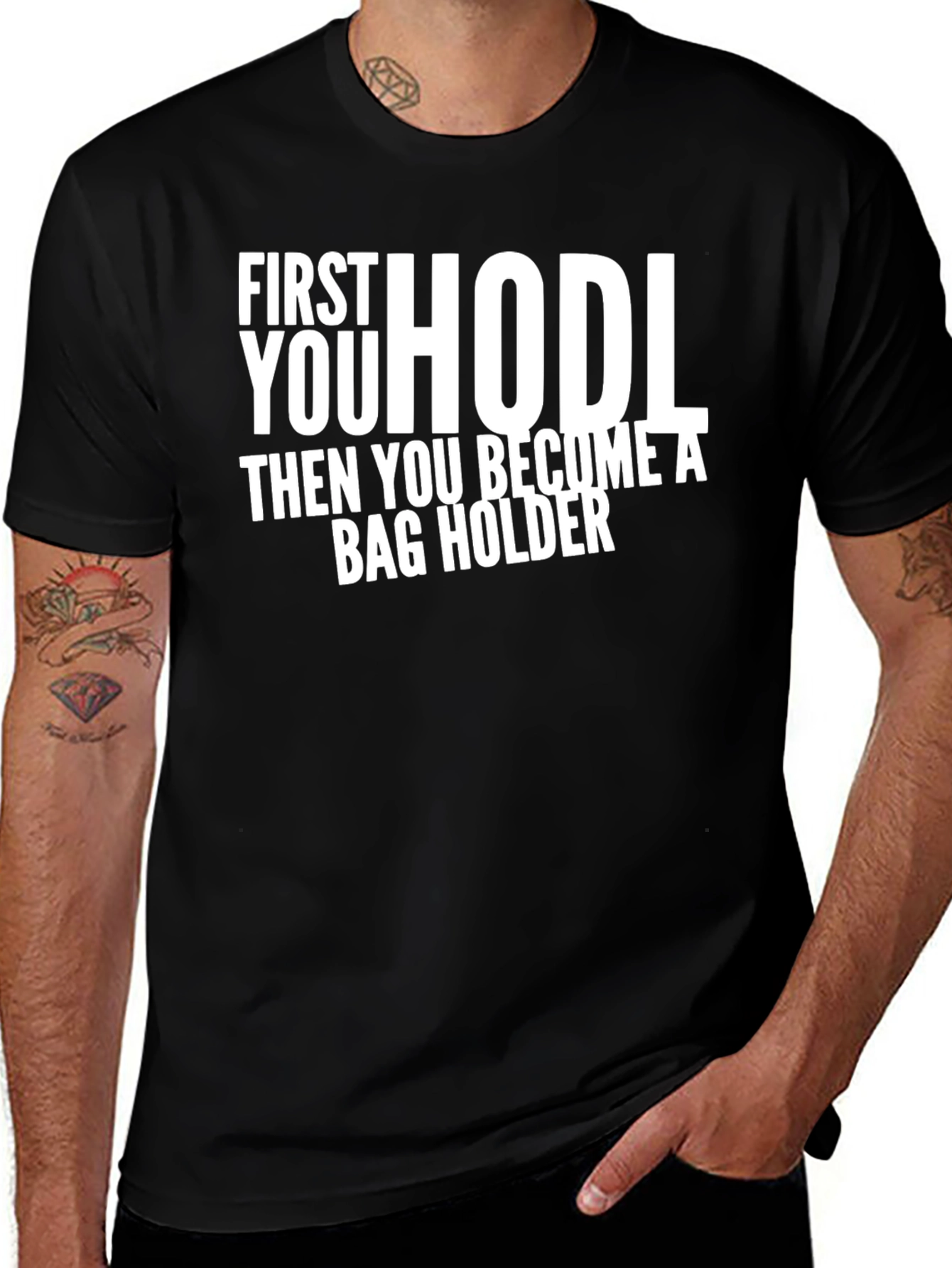 HODL Bag Holder Crypto T-Shirt