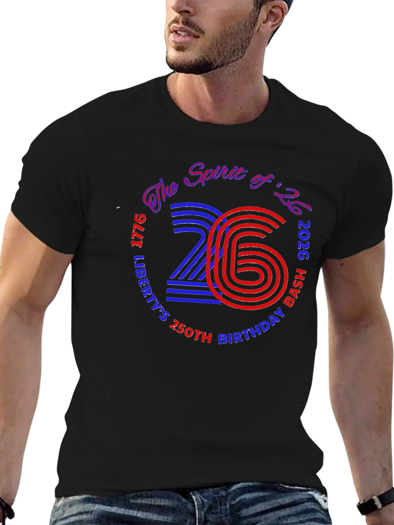 Spirit of 26 250th Birthday Bash Graphic Tee