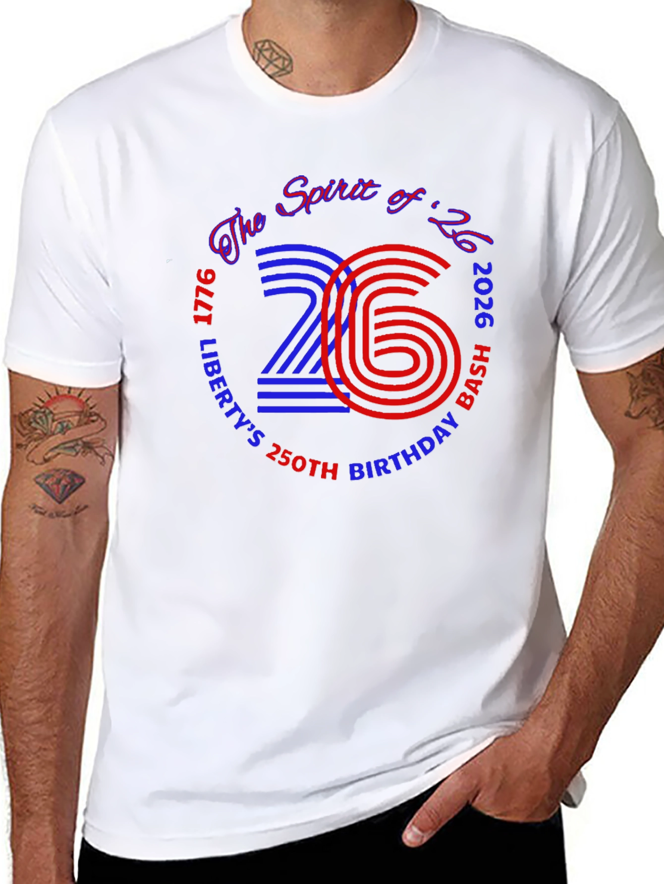 Spirit of 26 250th Birthday Bash Graphic Tee