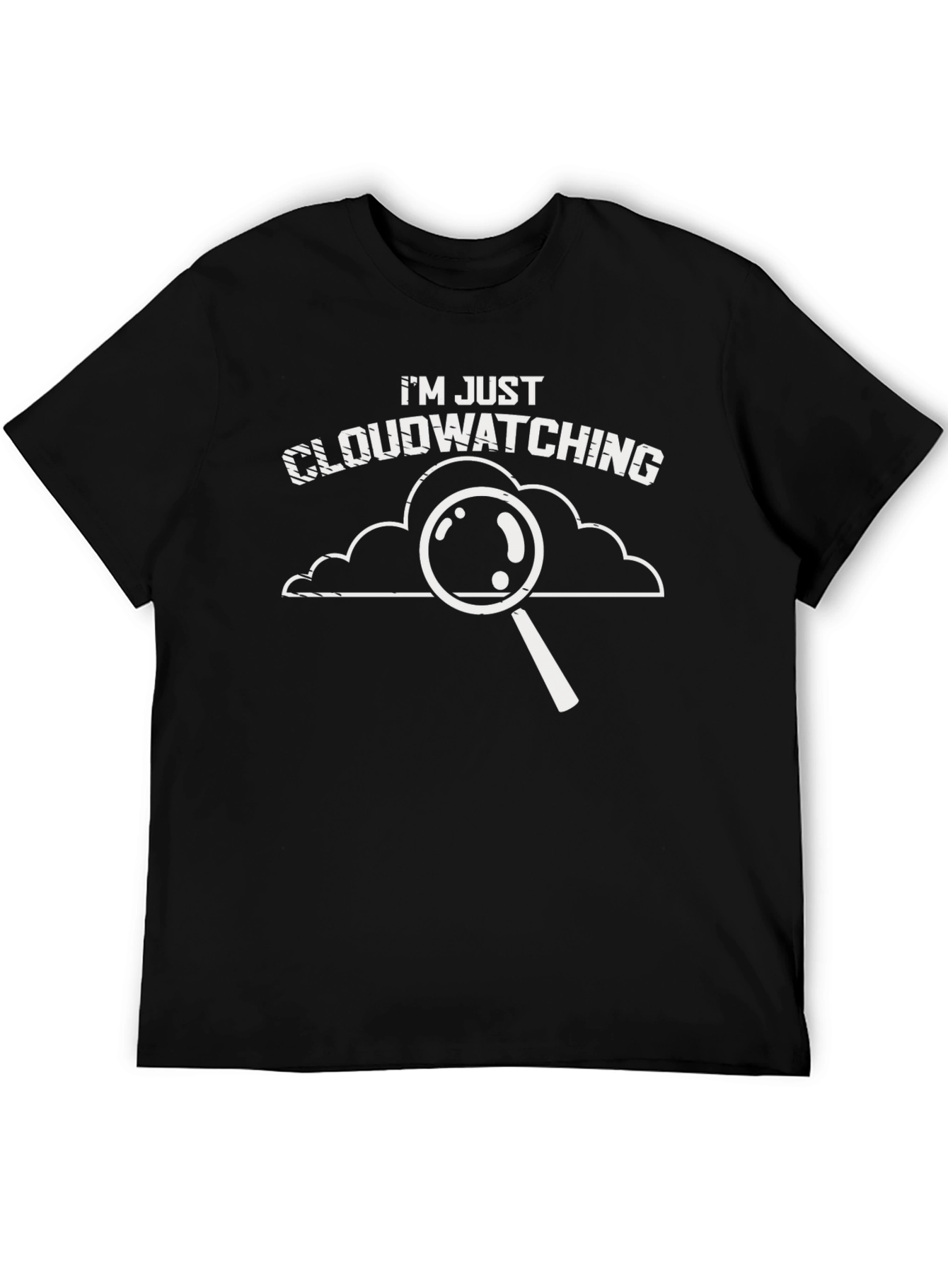Cloudwatching Graphic T-Shirt - Black