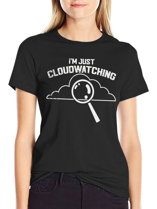 Cloudwatching Graphic T-Shirt - Black