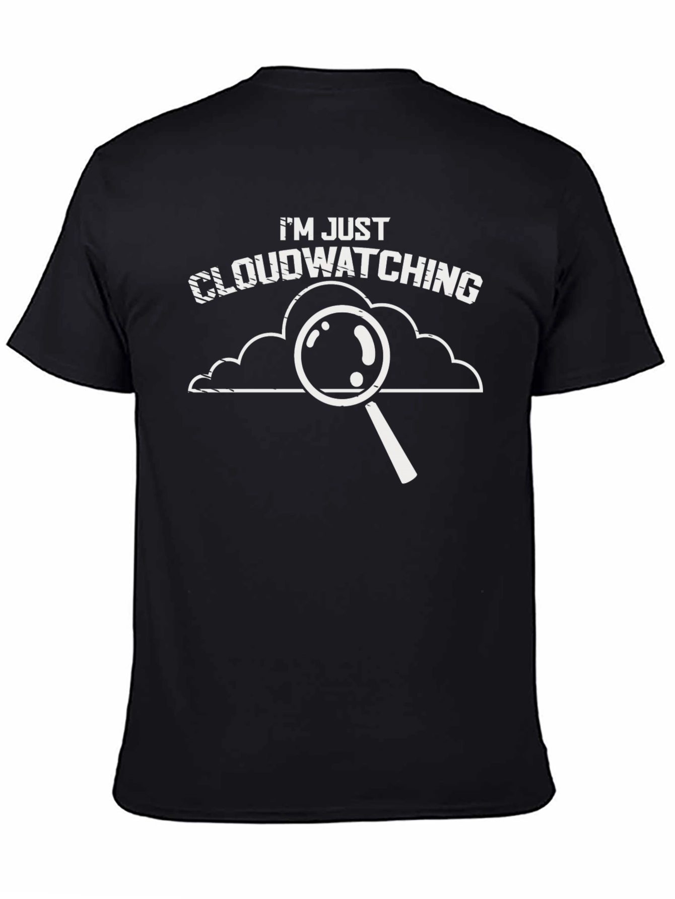 Cloudwatching Graphic T-Shirt - Black